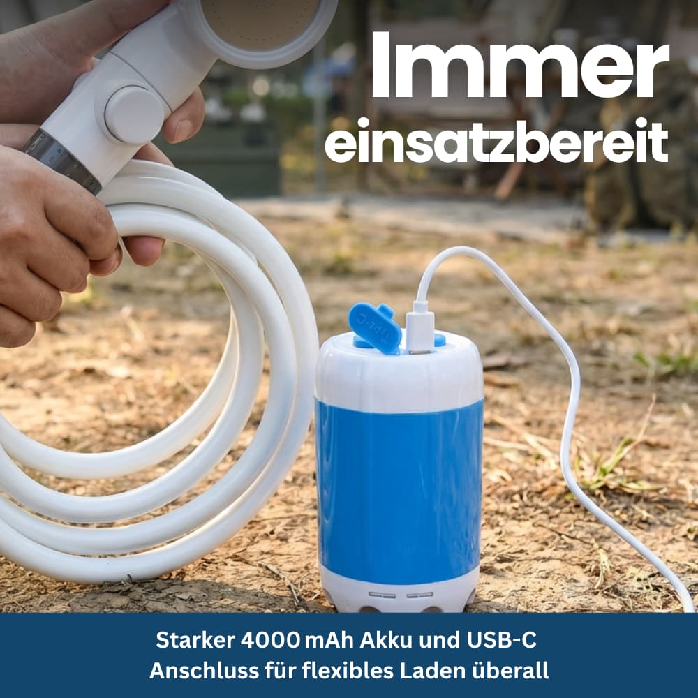 TravelShower – Mobiele Douche voor Kamperen & Outdoor