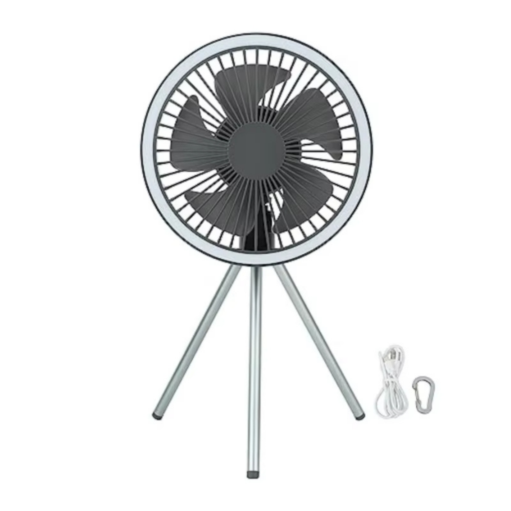 AirBreeze Camping-Ventilator mit LED-Licht