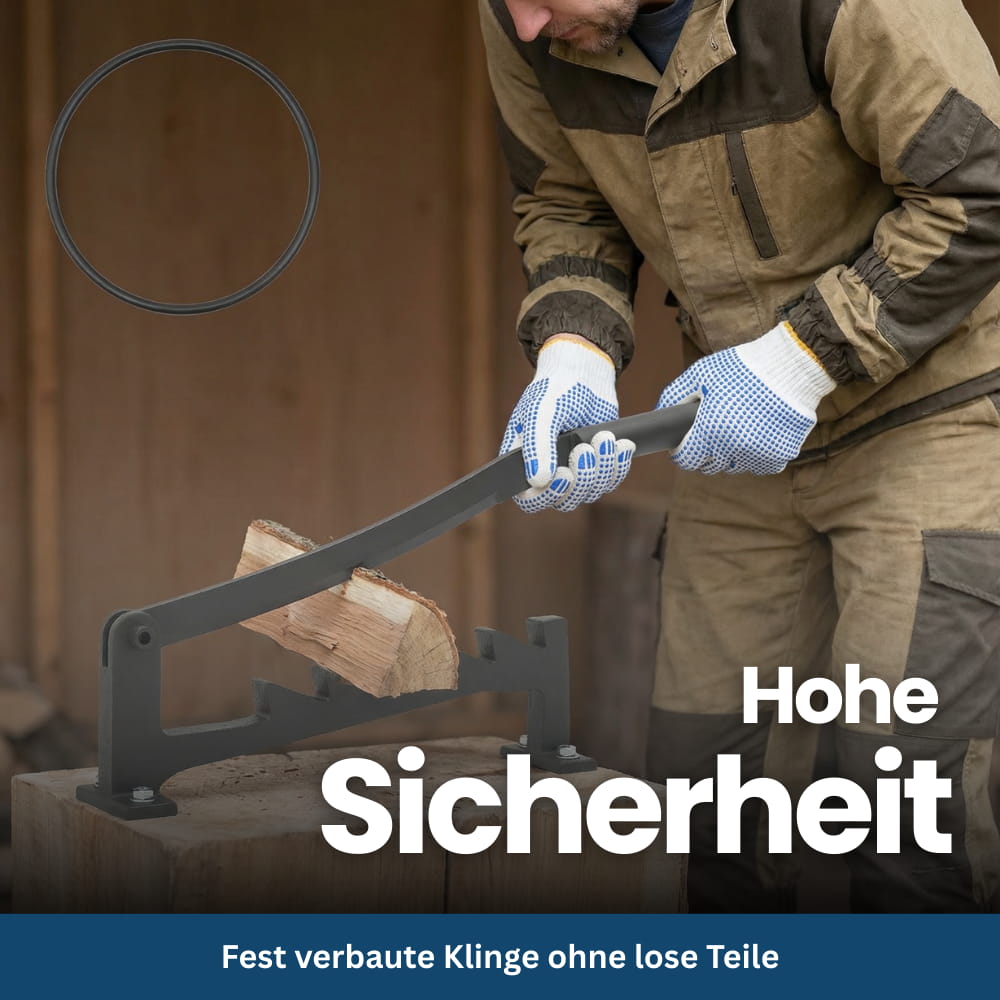 Premium Firewood Splitter – Wall Mount