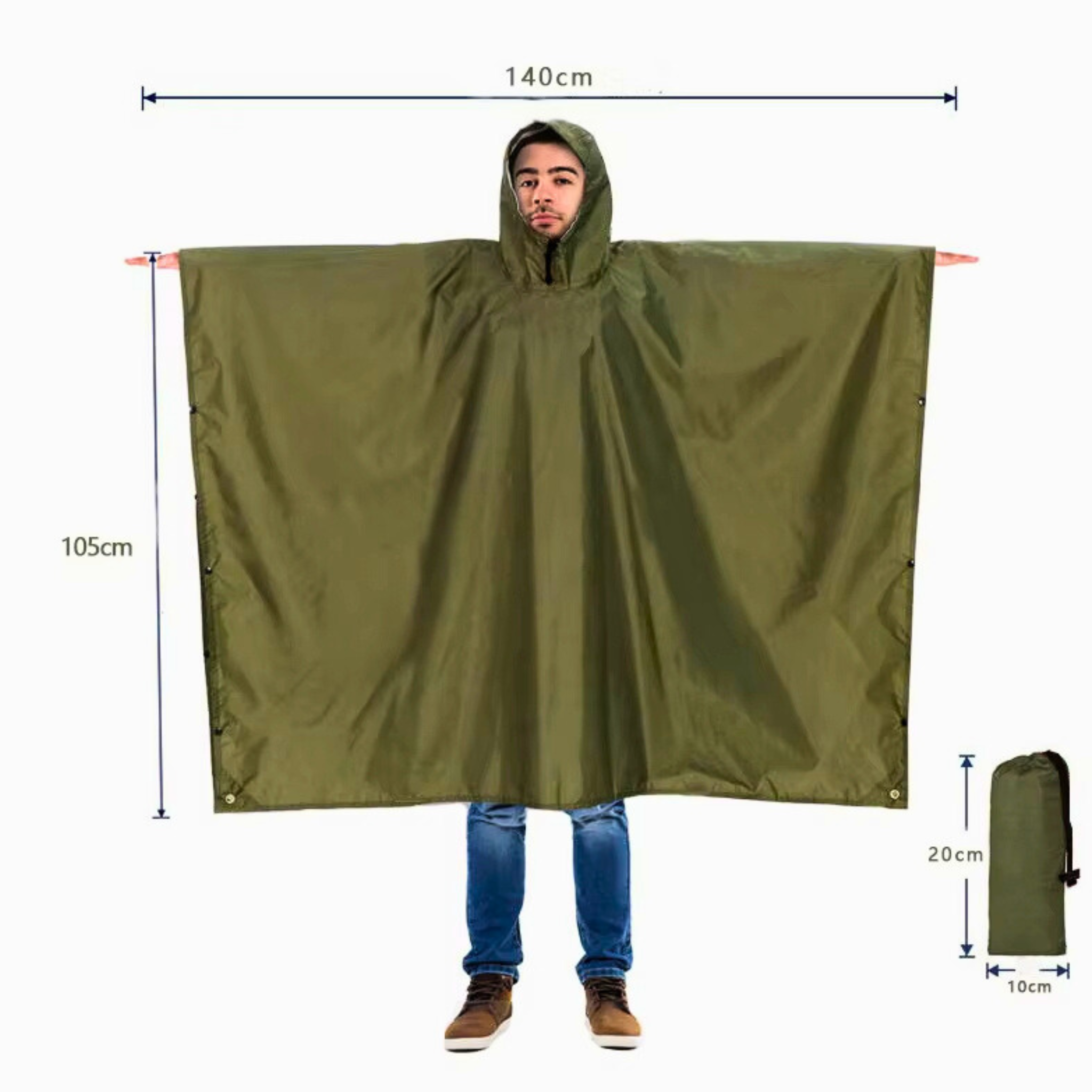 Allweather 3-in-1 Poncho