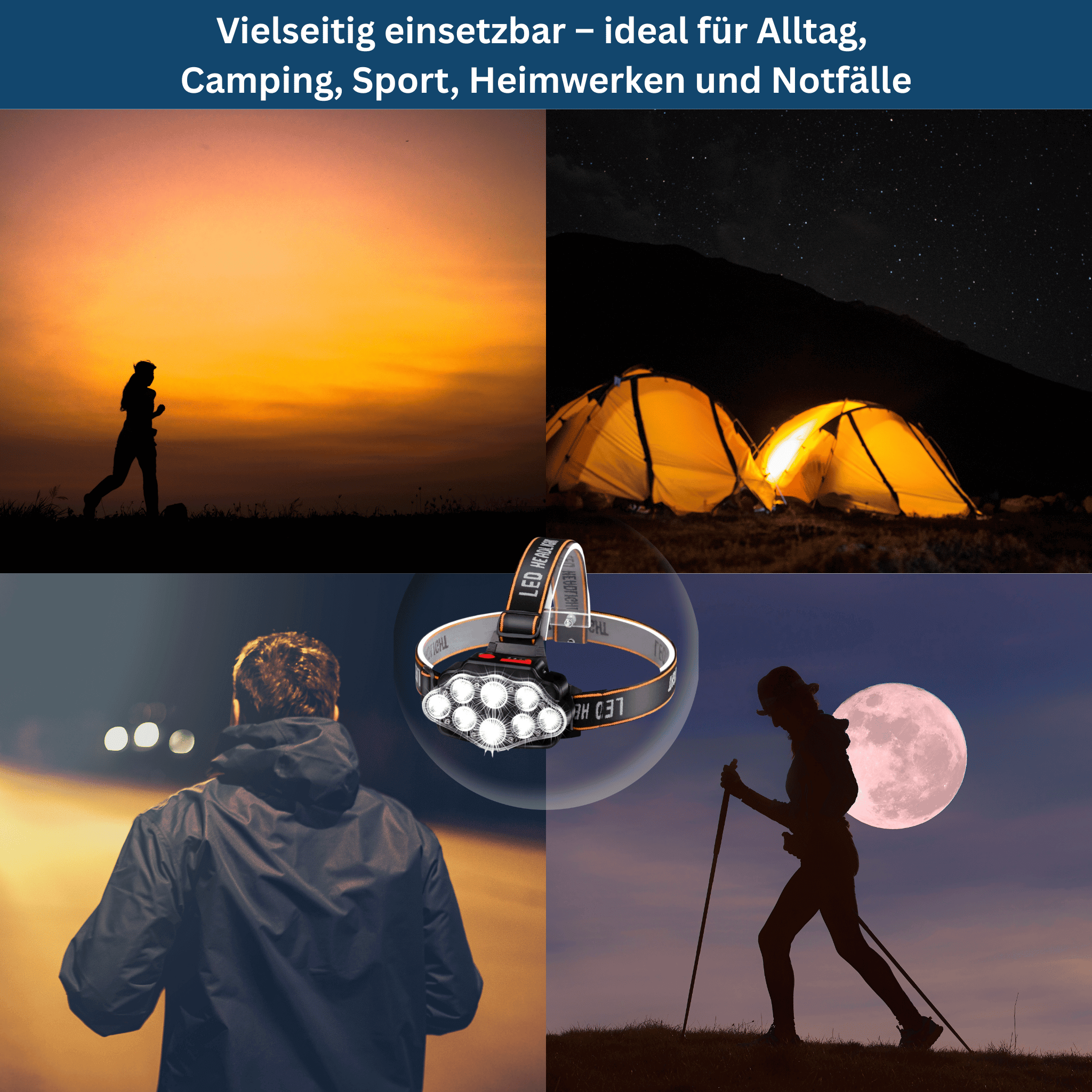 NightVision Hoofdlamp