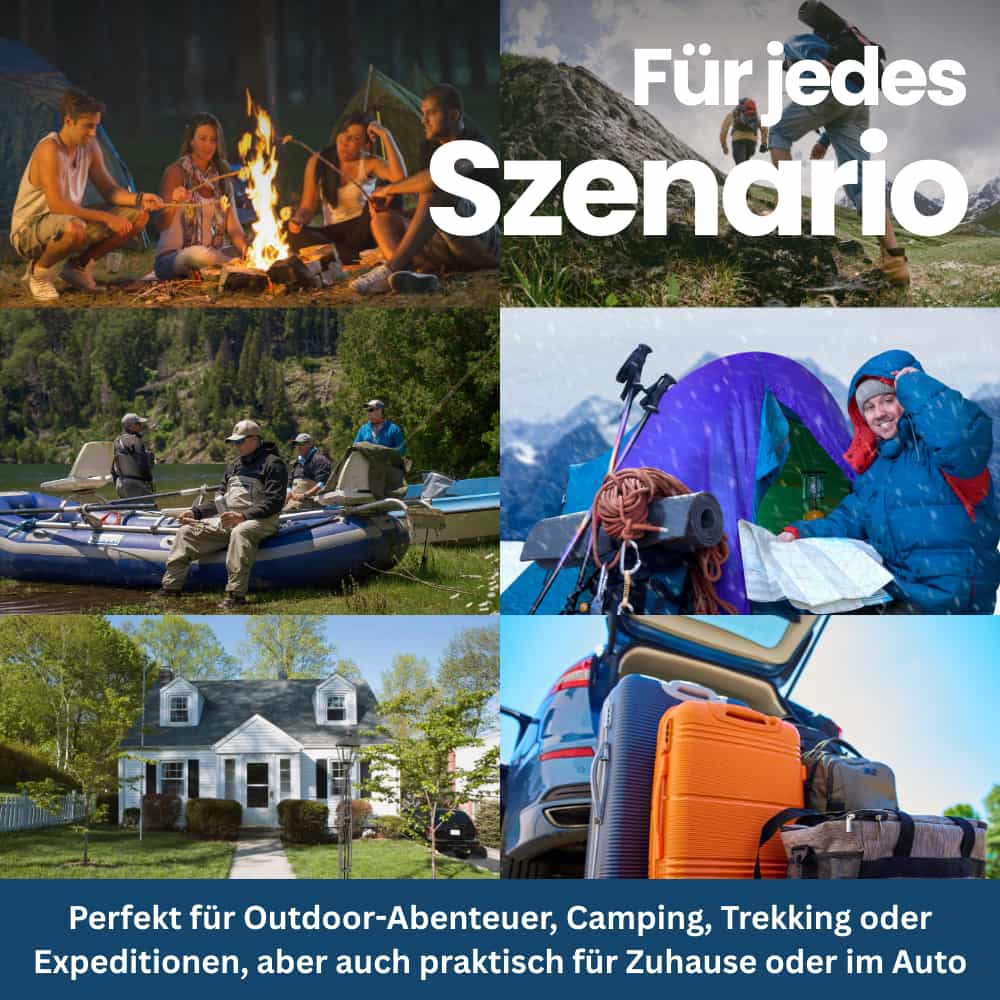 Survival Master Kit – Für Abenteuer & Notfälle