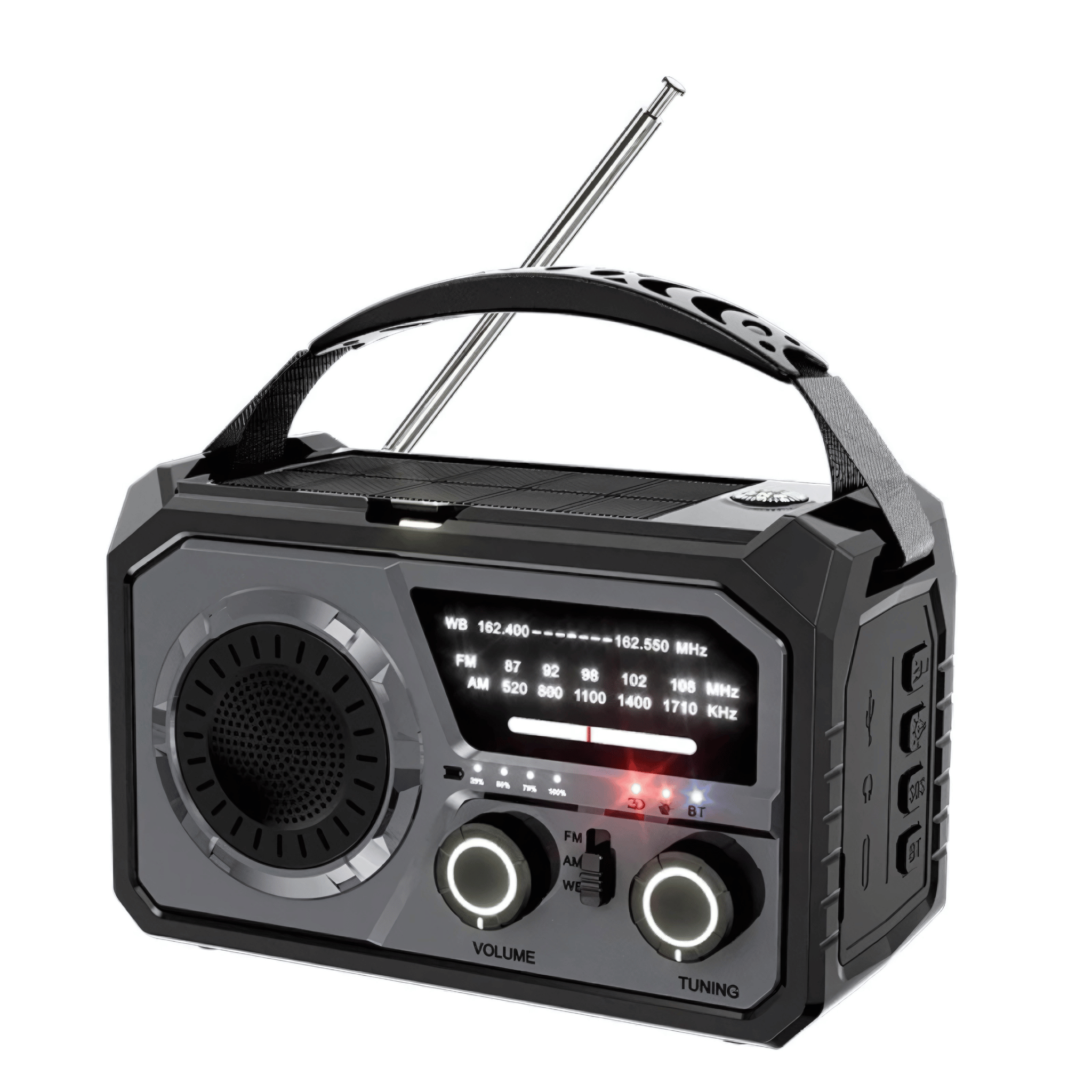 Survivor Max – Multi-Function Radio with Solar, SOS & Power Bank