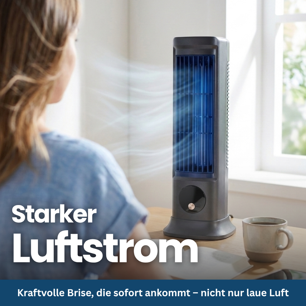 Draagbare airconditioner met 3 snelheden