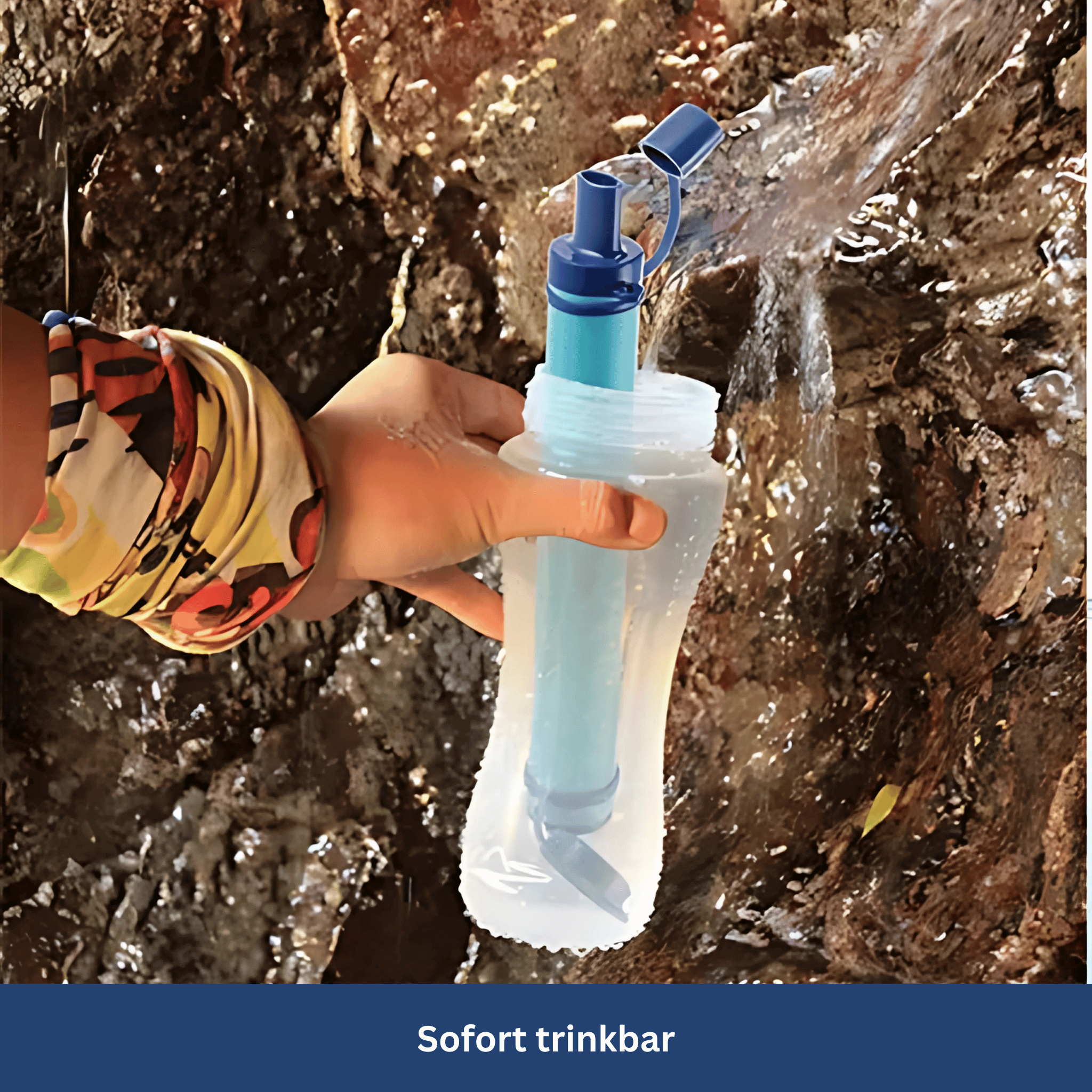PureStream Set – Kompakter Survival-Wasserfilter