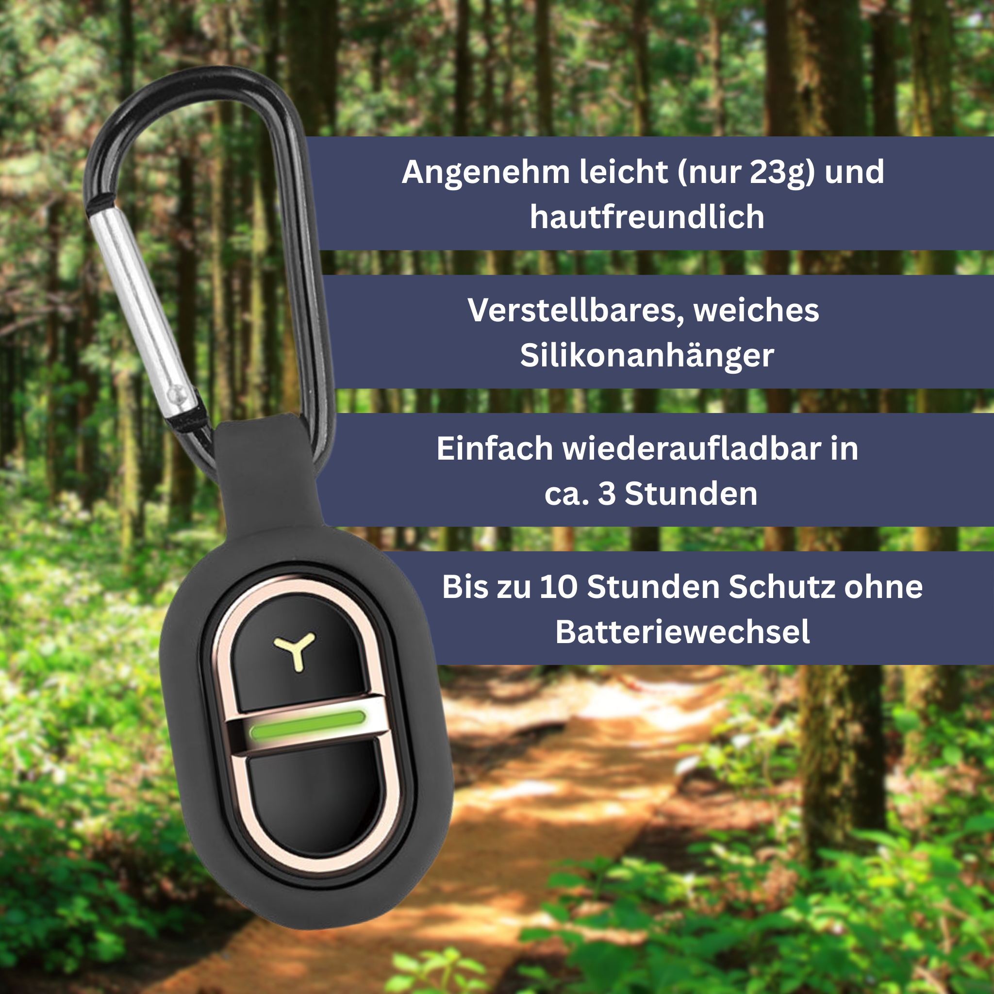 InsectClip – Anti‑Mosquito Pendant