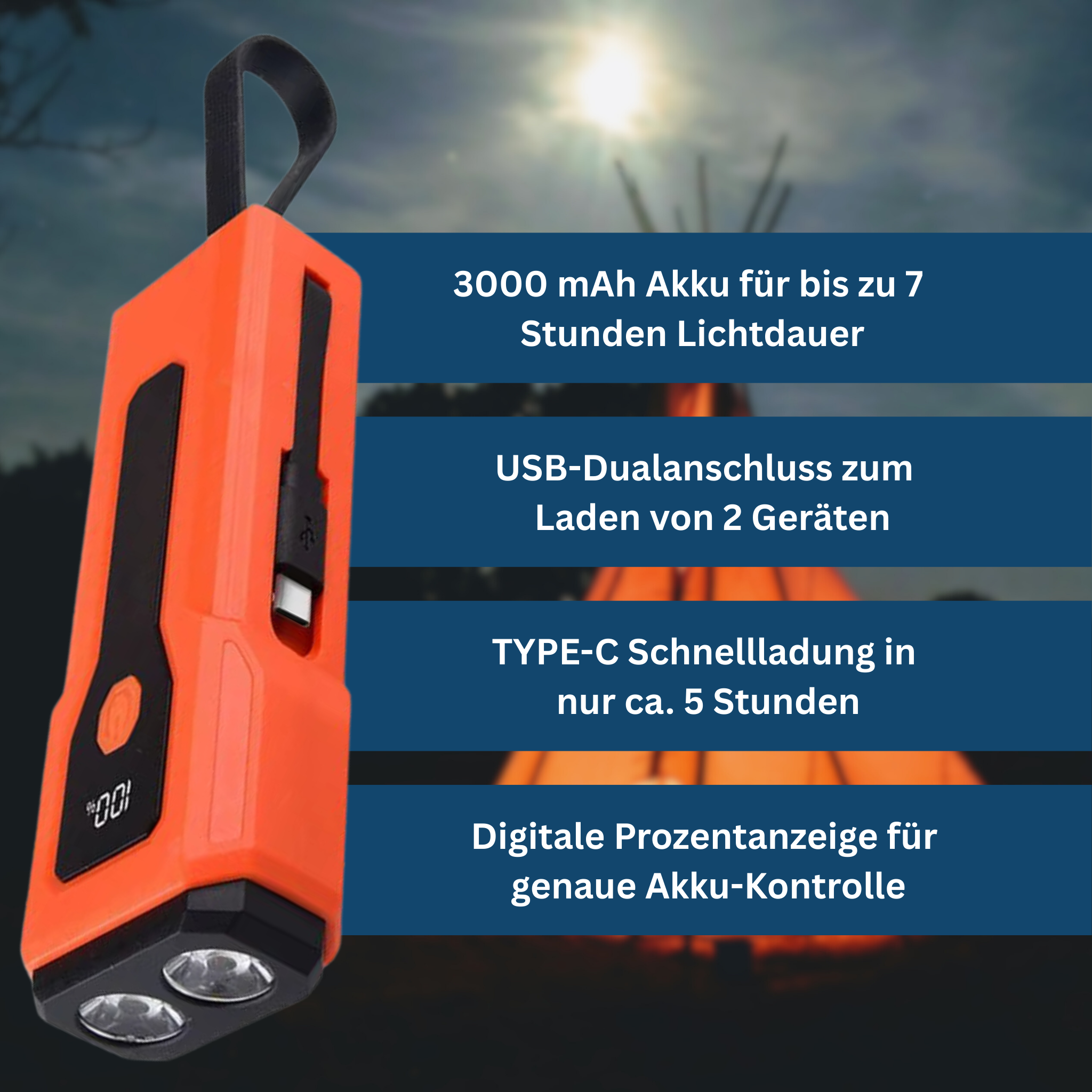PowerBeam X – De multifunctionele lamp met powerbank