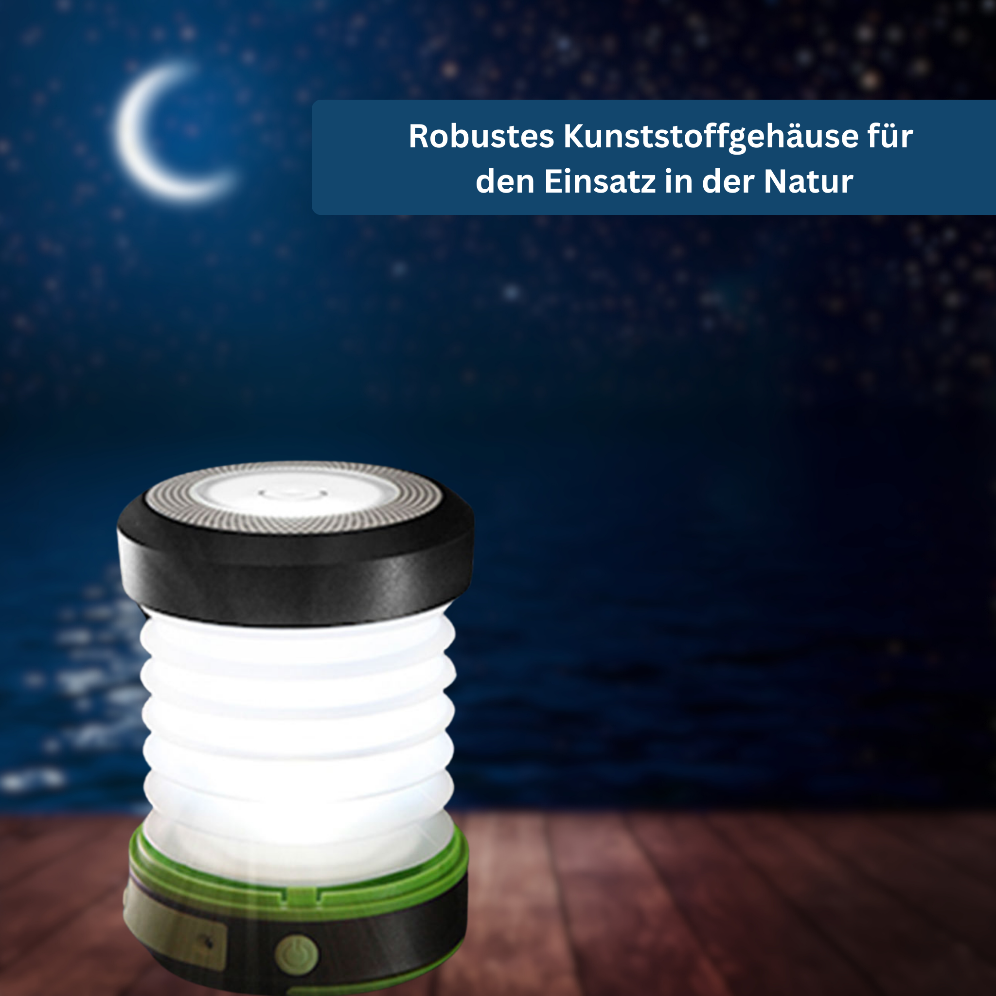 SolarLight - Faltbares Camping Licht