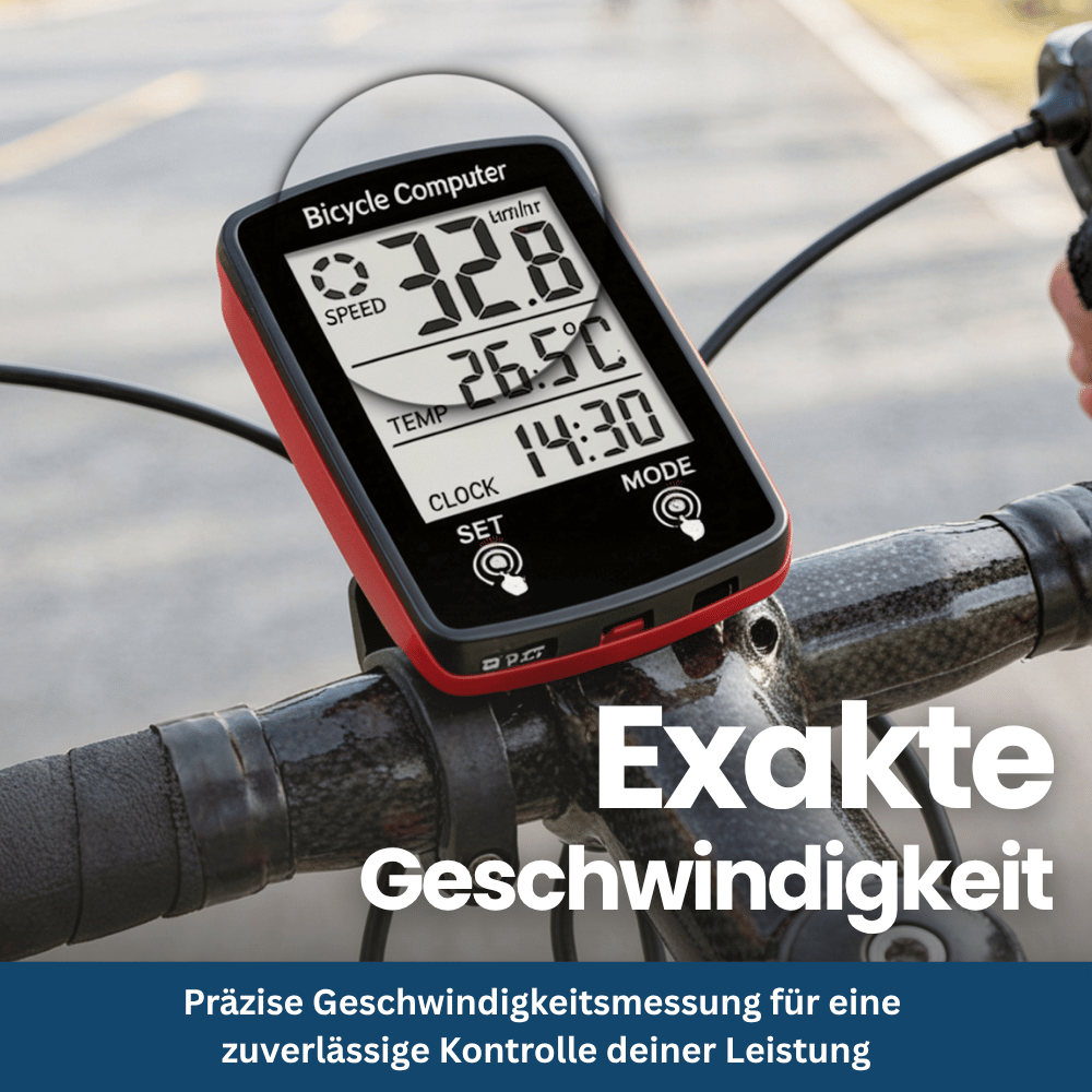Digitale Fietscomputer met Snelheidsmeter & Kilometerteller