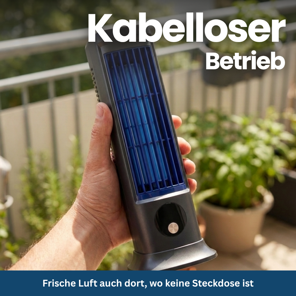 Draagbare airconditioner met 3 snelheden
