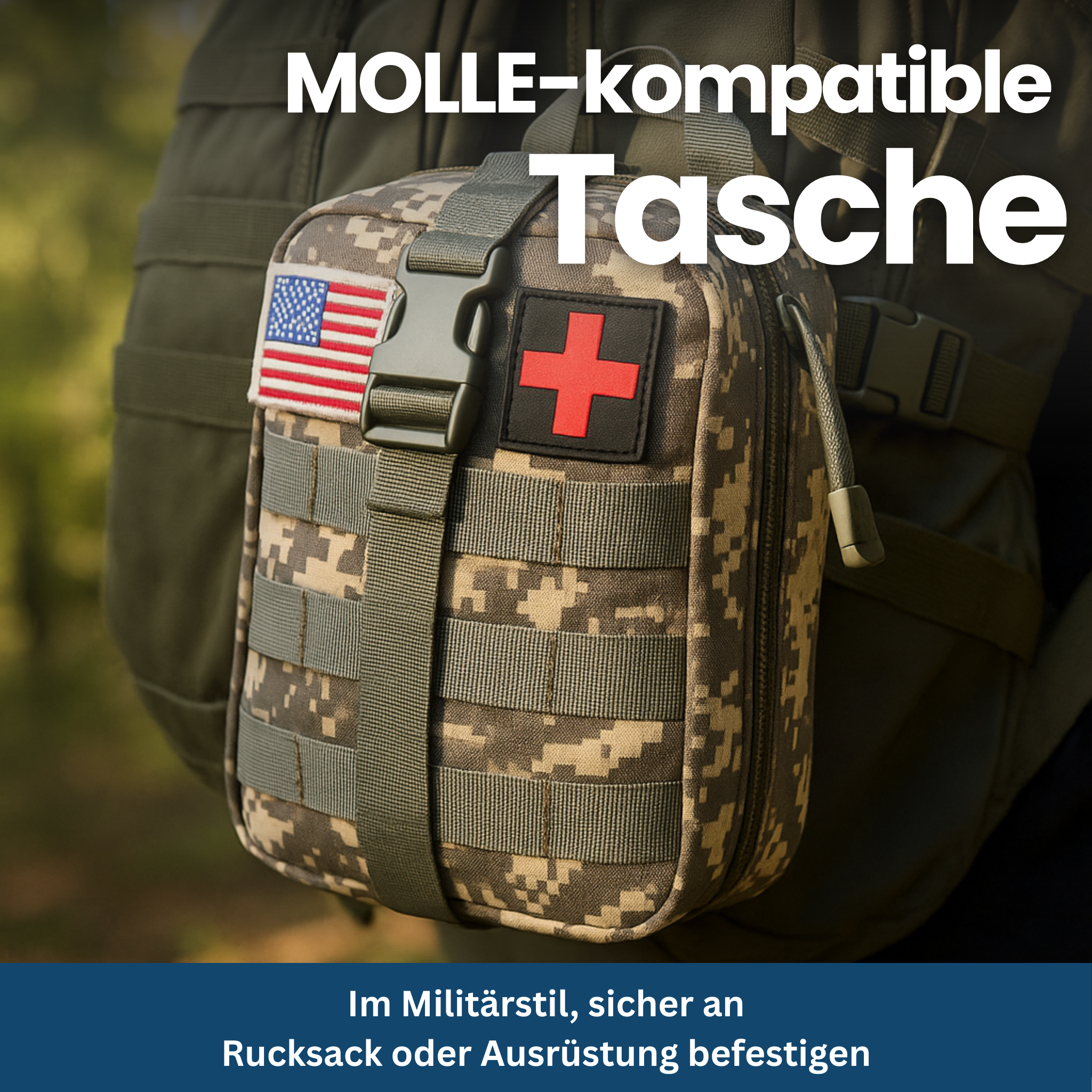 Tactisch Survival Kit – Multifunctioneel & MOLLE-Compatibel