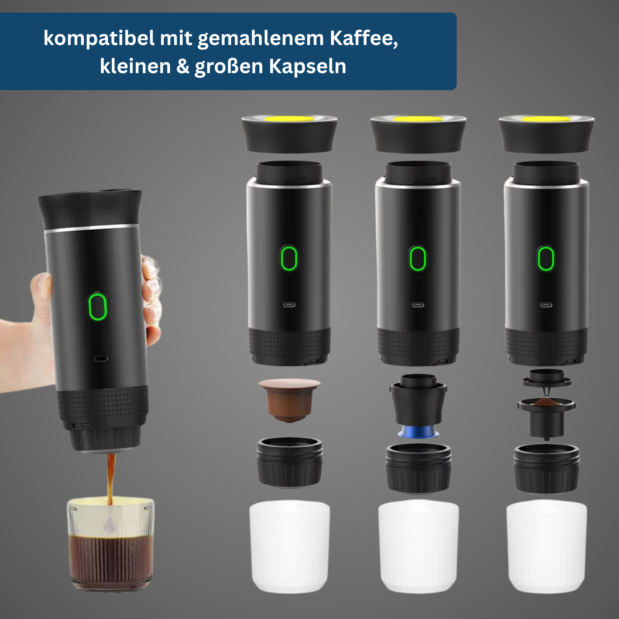CoffeeGo Pro – Draagbaar koffiezetapparaat