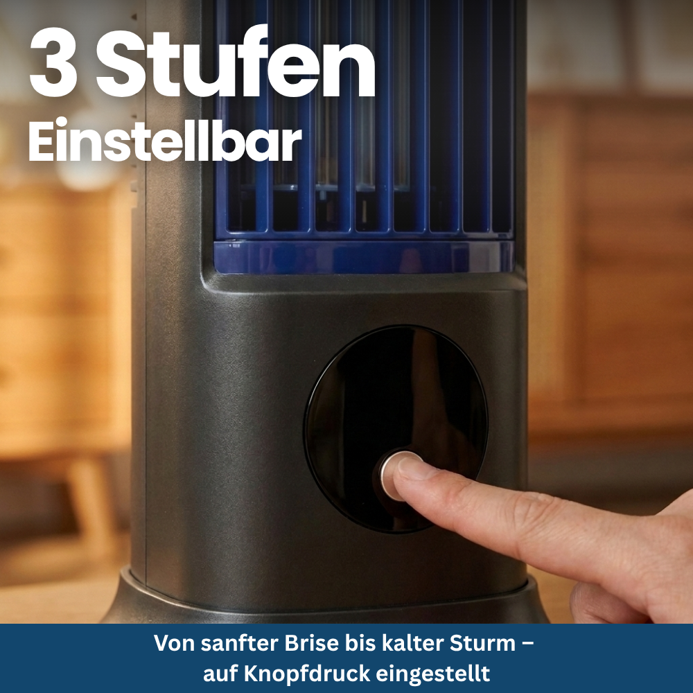 Draagbare airconditioner met 3 snelheden