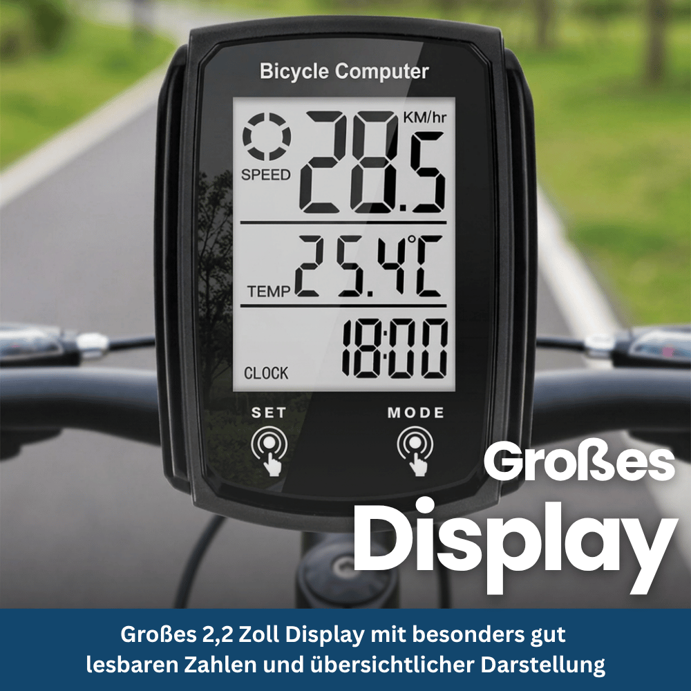 Digitale Fietscomputer met Snelheidsmeter & Kilometerteller