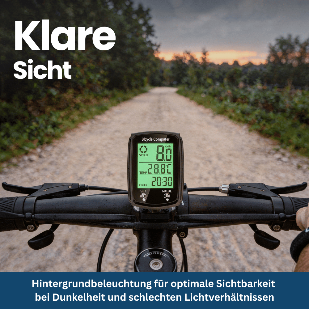 Digitale Fietscomputer met Snelheidsmeter & Kilometerteller