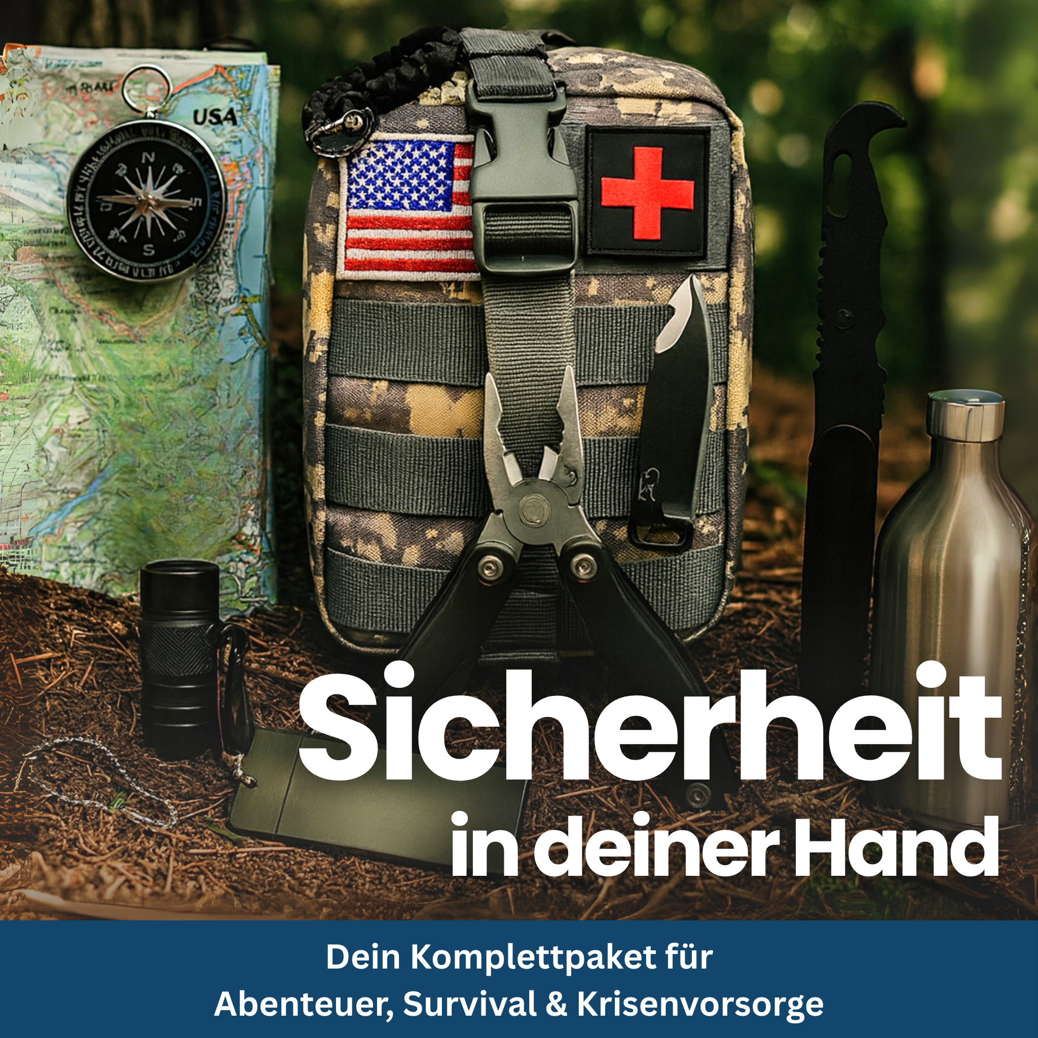 Tactisch Survival Kit – Multifunctioneel & MOLLE-Compatibel