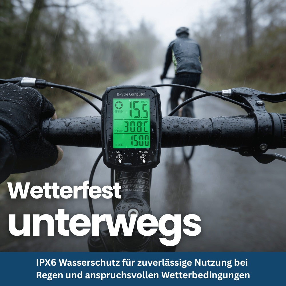 Digitale Fietscomputer met Snelheidsmeter & Kilometerteller