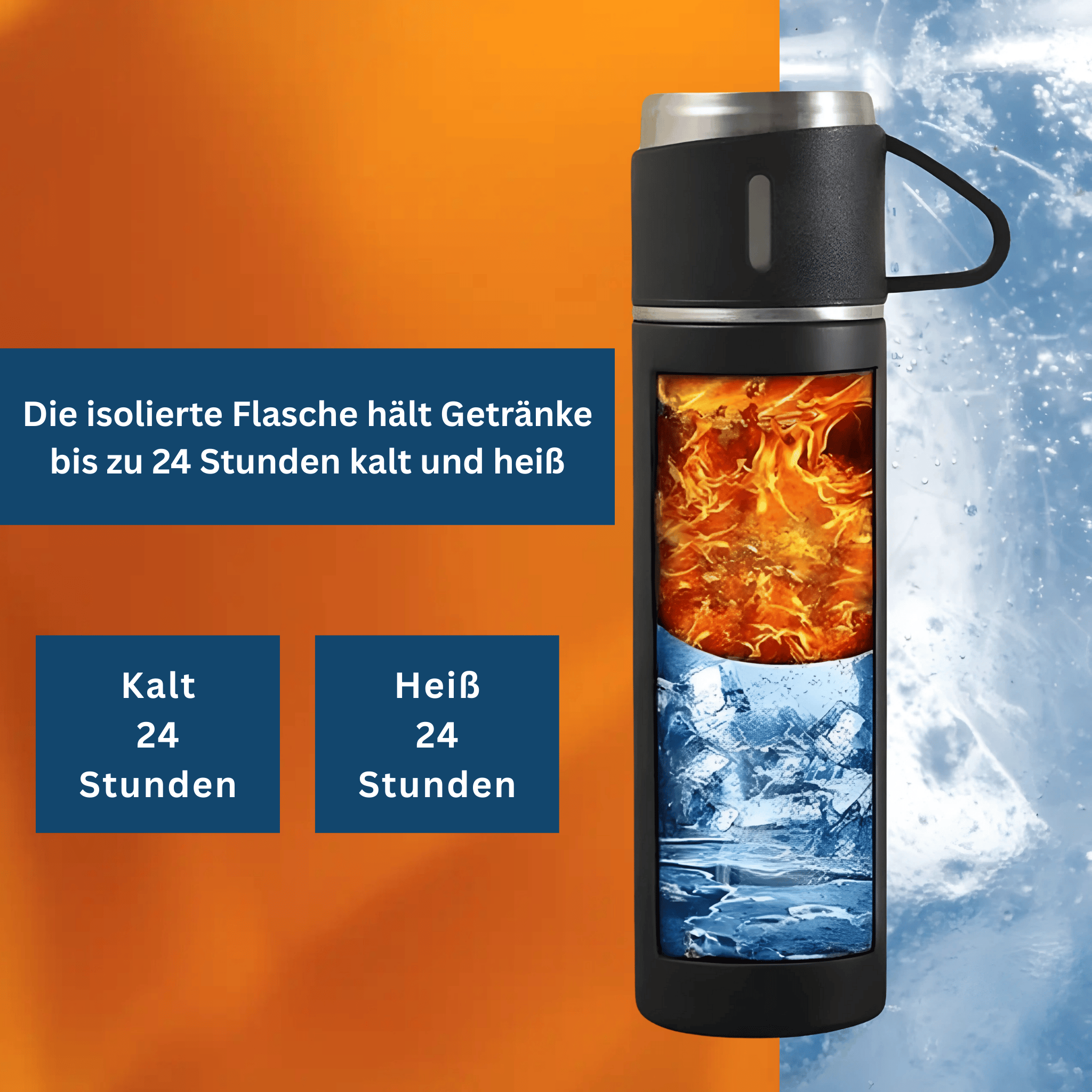 Thermosfles van Roestvrij Staal – Vacuümgeïsoleerd & Robuust