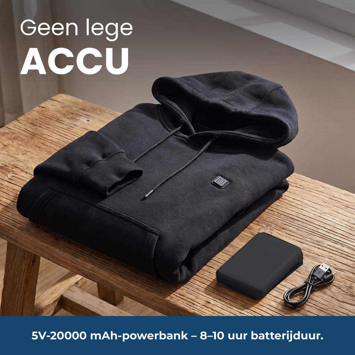CozyHeat Heated Hoodie – Produktvorteil 5