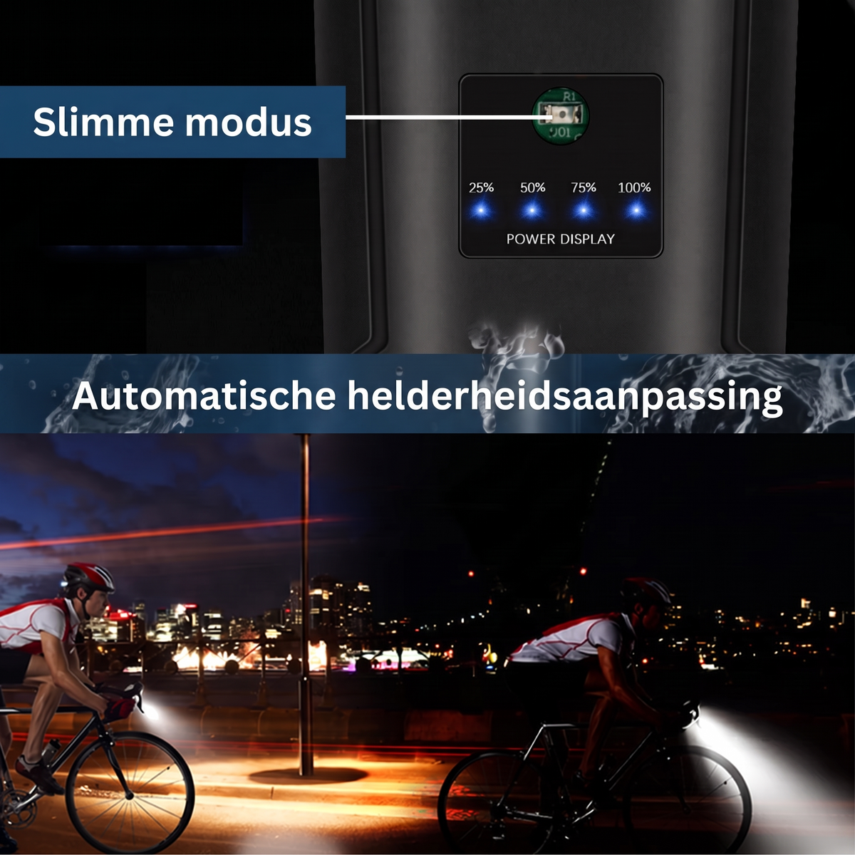 Lumo-koplamp – slimme modus