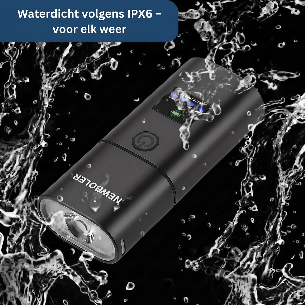 Lumo-koplamp – waterdicht volgens IPX6