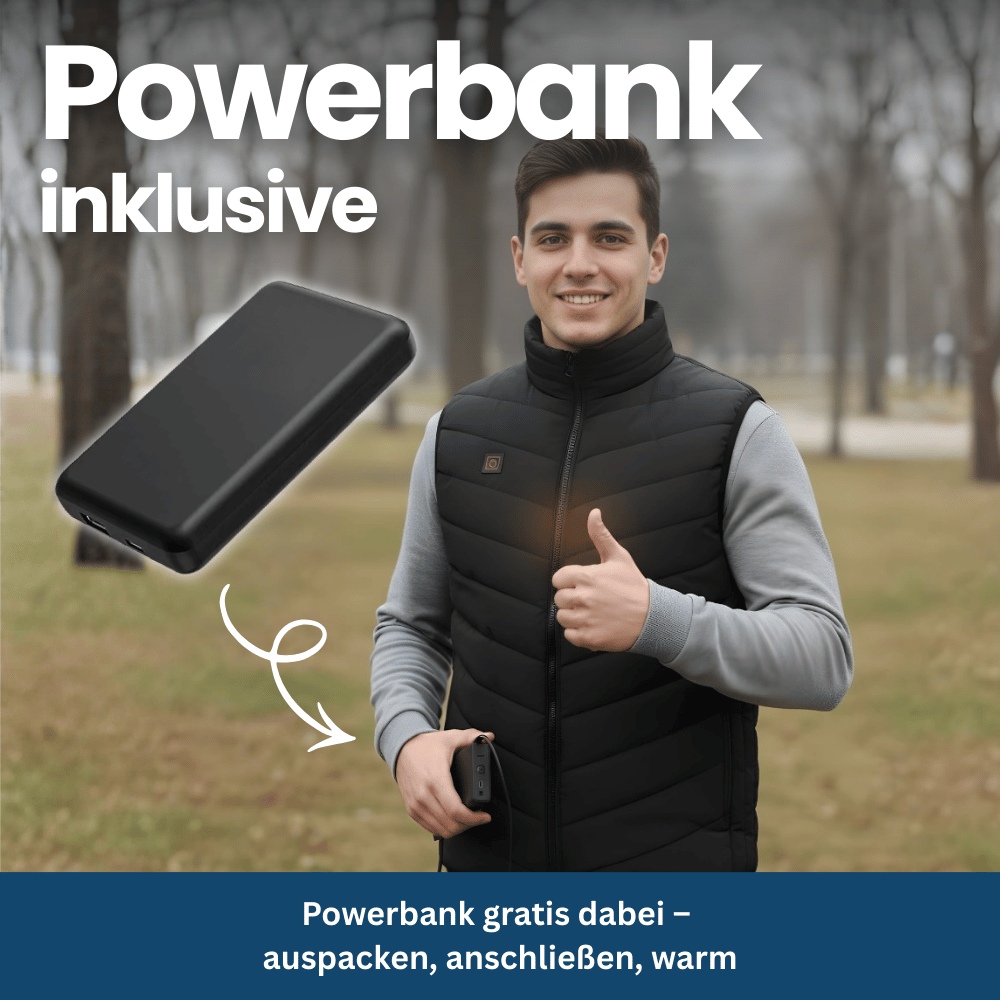 ThermoCore Heizweste (9 Heizzonen)