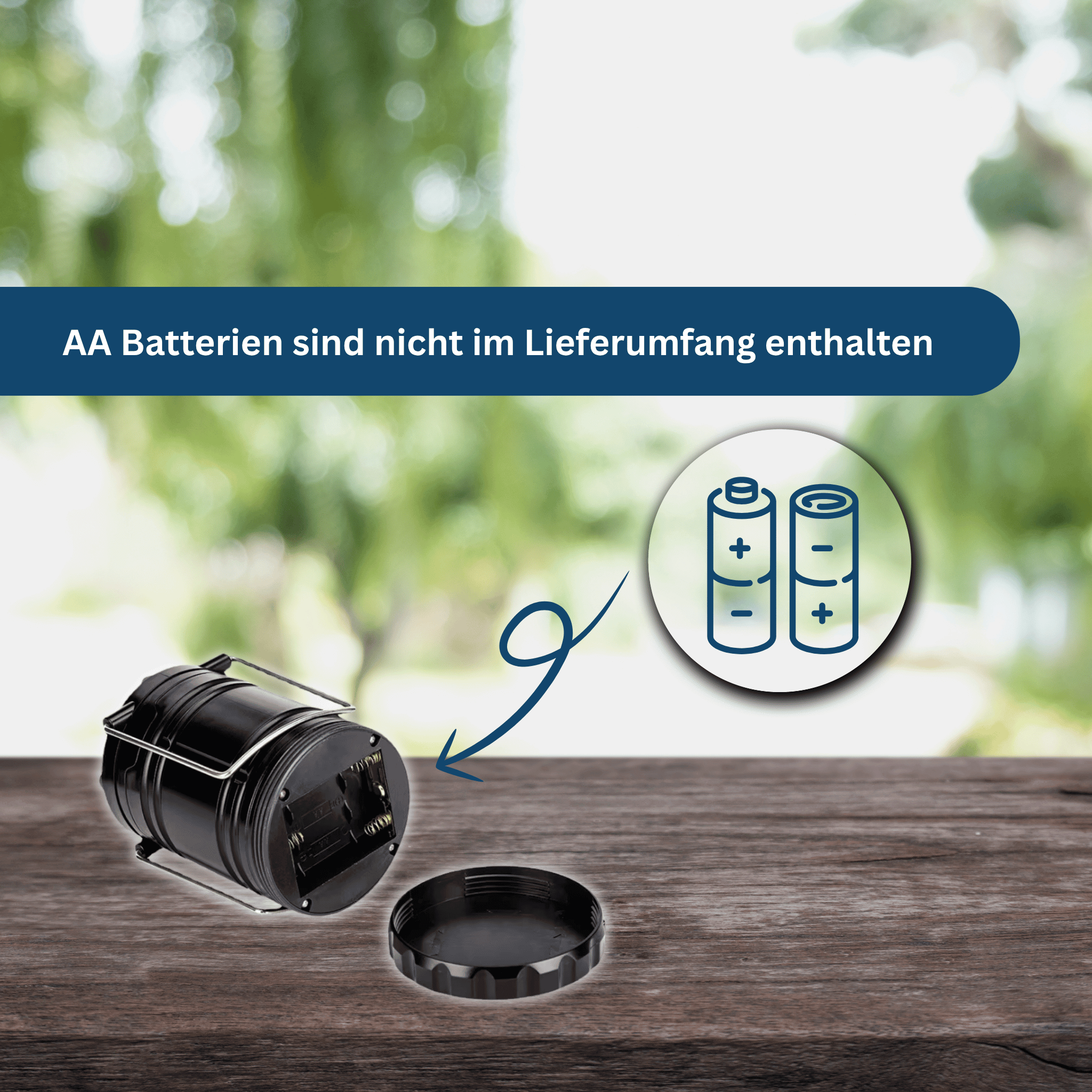 Compacte LED-Campinglantaarn – Helder en Draagbaar voor Buiten