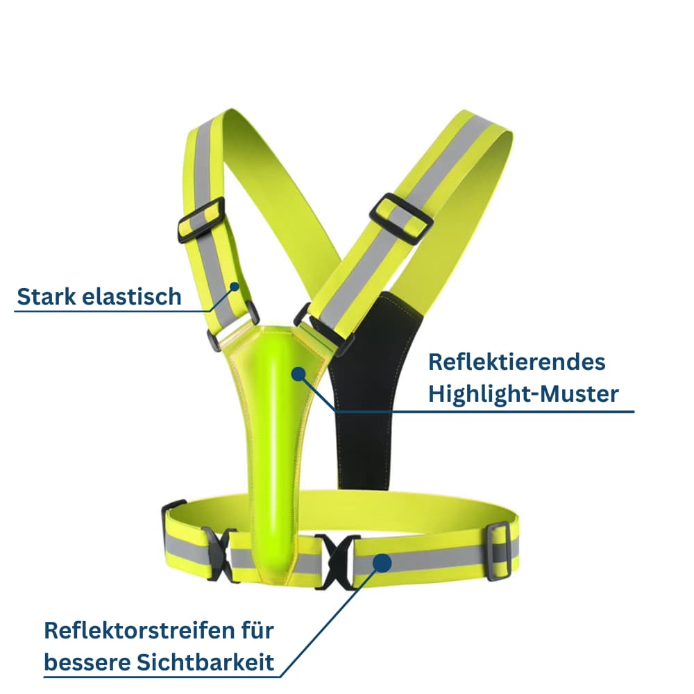 LED-Veiligheidsvest – Zichtbaar & Veilig