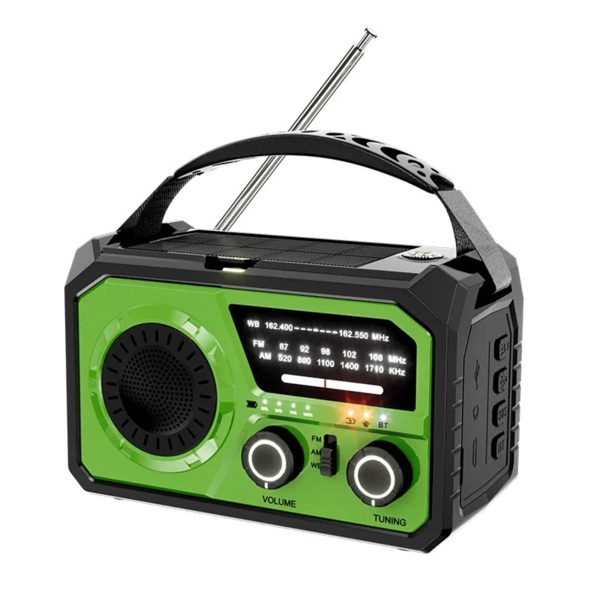 Survivor Max – Multifuntionele Radio met Zonne-energie, SOS & Powerbank