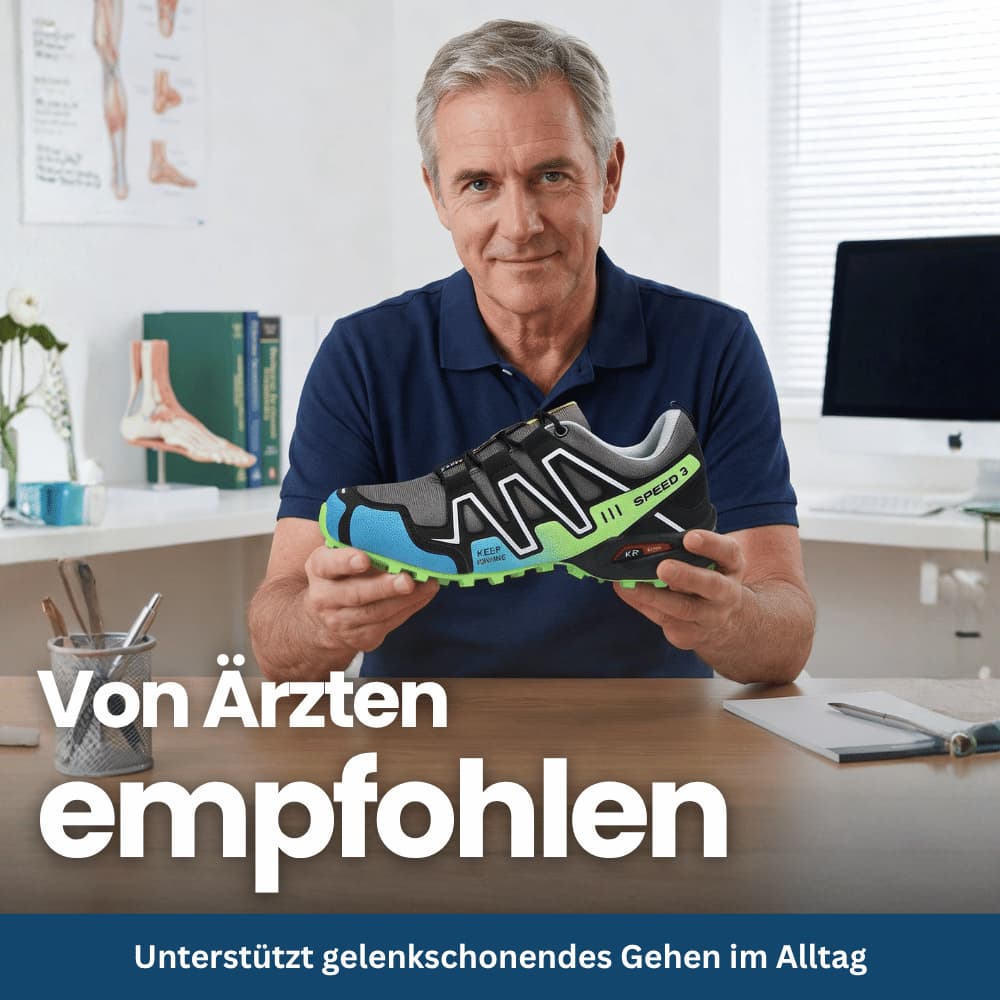 OrthoTrek - Bequemer Outdoorschuh für schmerzfreies Gehen