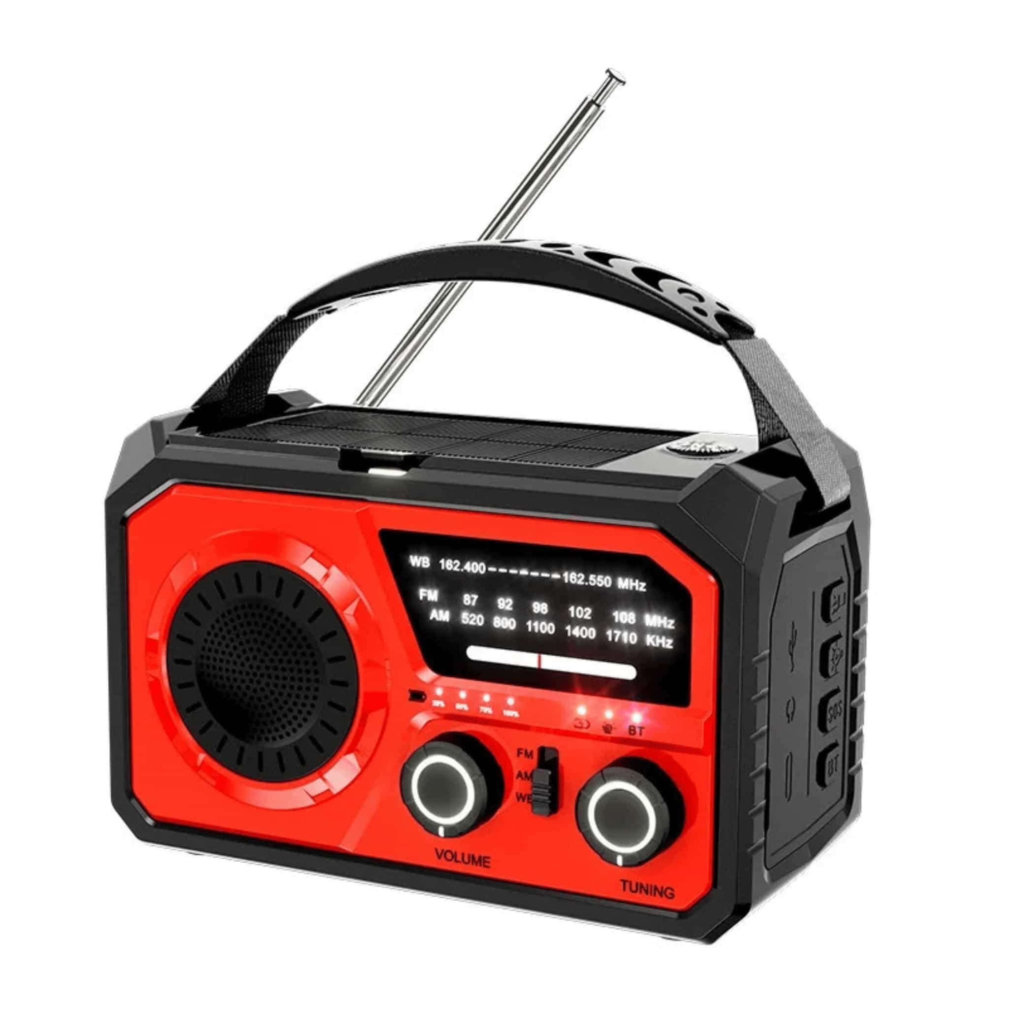 Survivor Max – Multifuntionele Radio met Zonne-energie, SOS & Powerbank