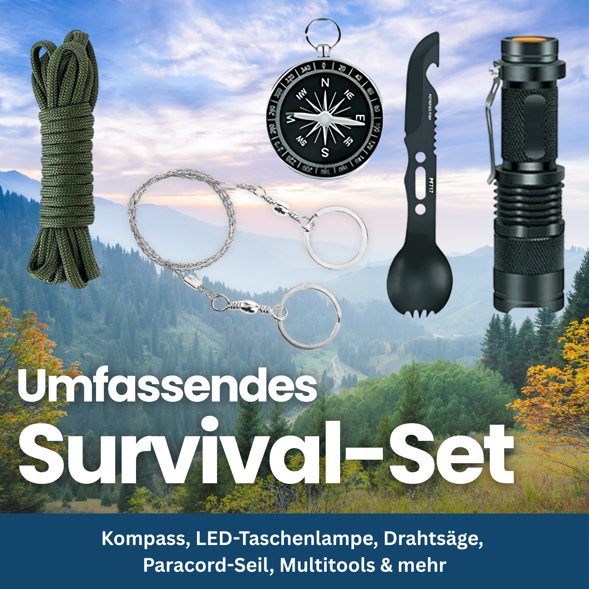 Tactisch Survival Kit – Multifunctioneel & MOLLE-Compatibel