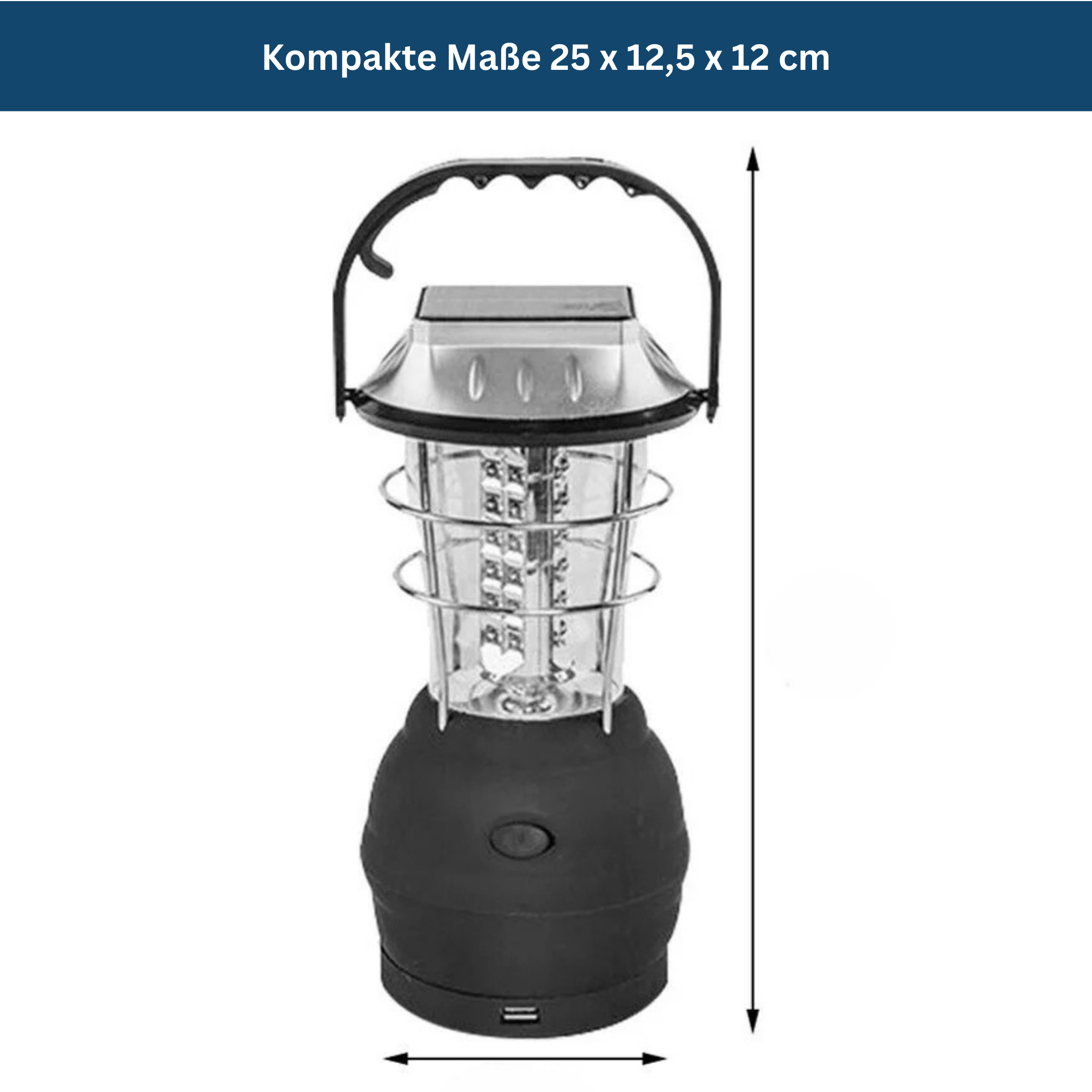 Zonne-energie Nood- & Kampeerlamp