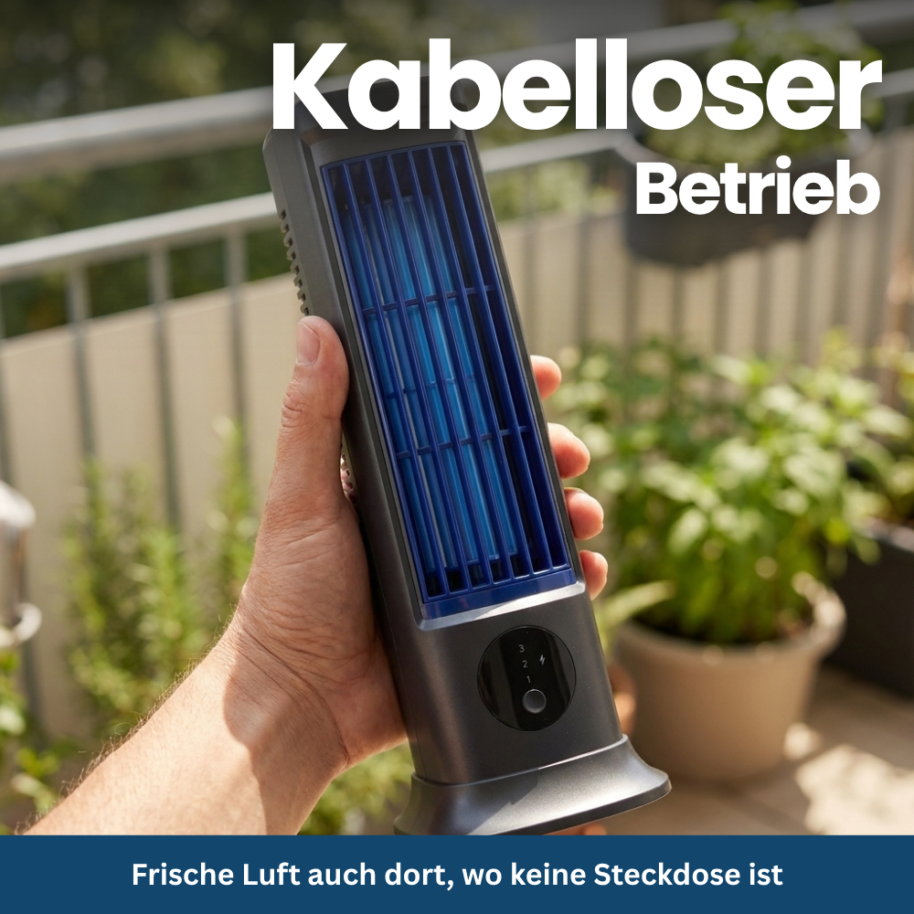 Tragbare Klimaanlage mit 3 Geschwindigkeiten