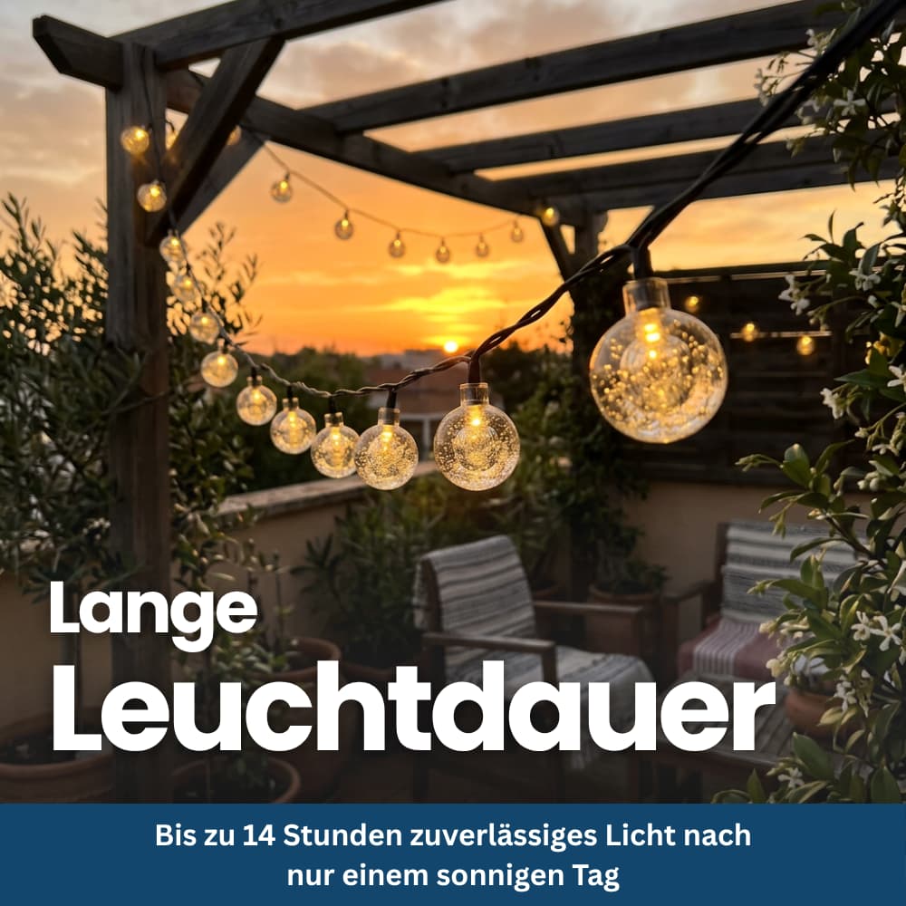Solar Crystal String Lights