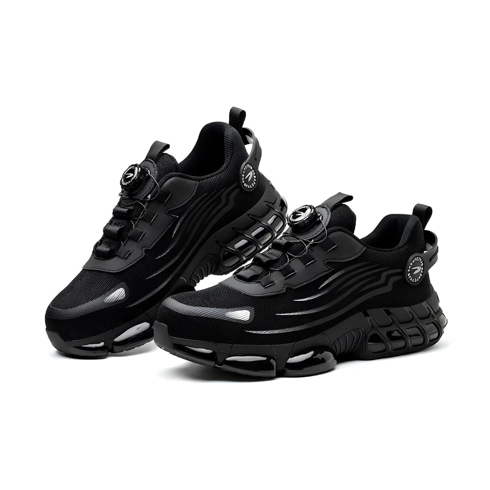 Veiligheidssneakers met stalen neus & draaisluiting