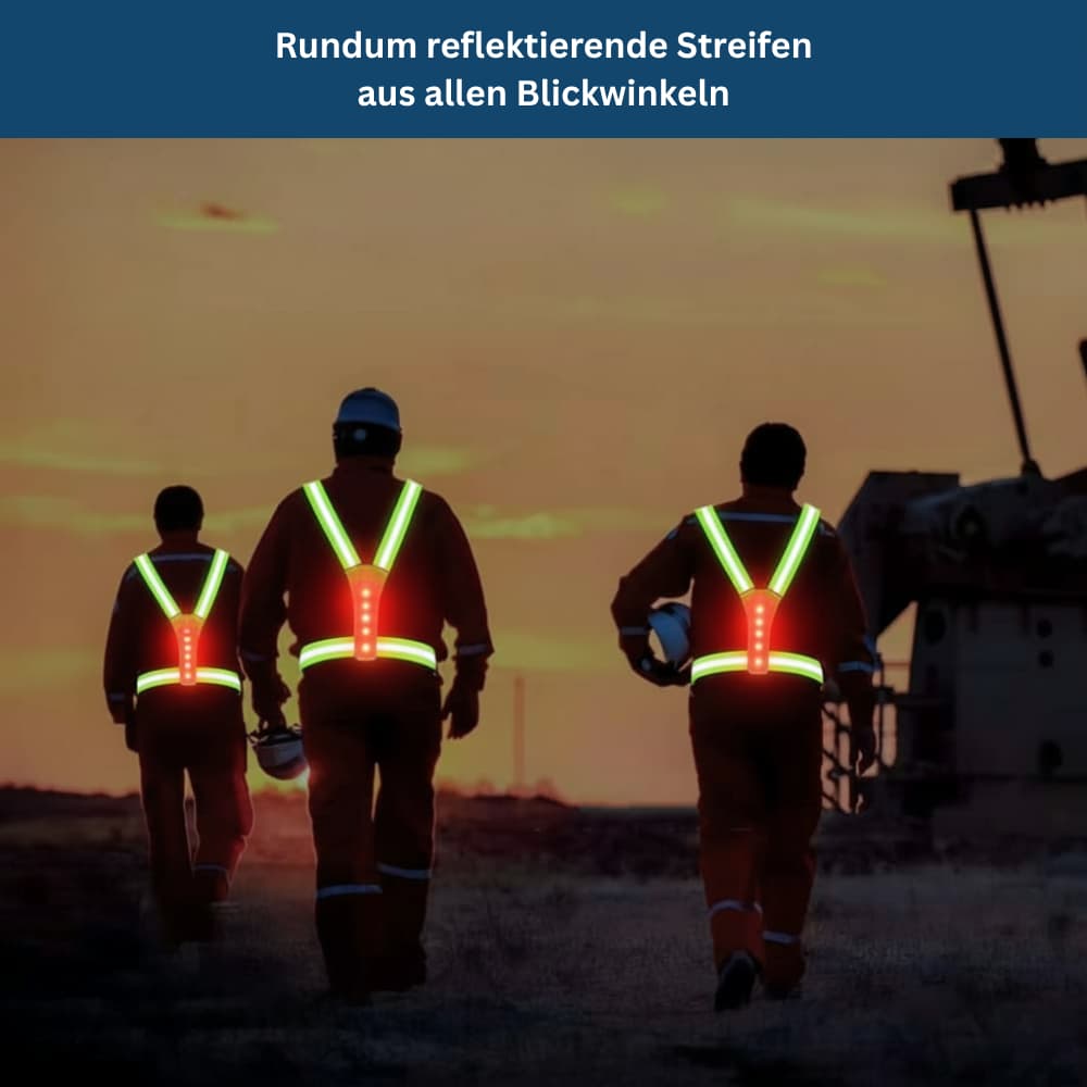 LED-Veiligheidsvest – Zichtbaar & Veilig