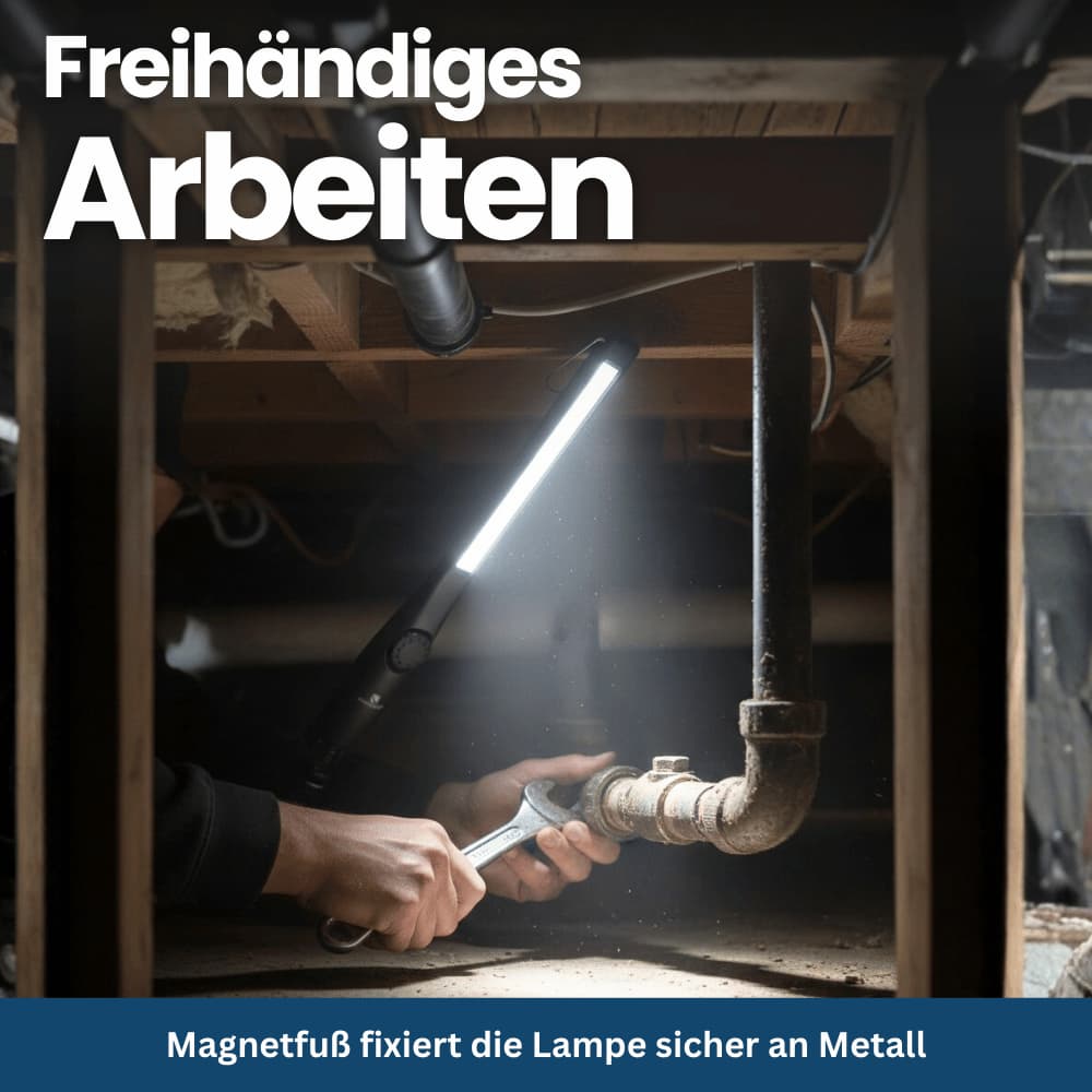 WorkBeam Pro – Magnetische Inspektionslampe