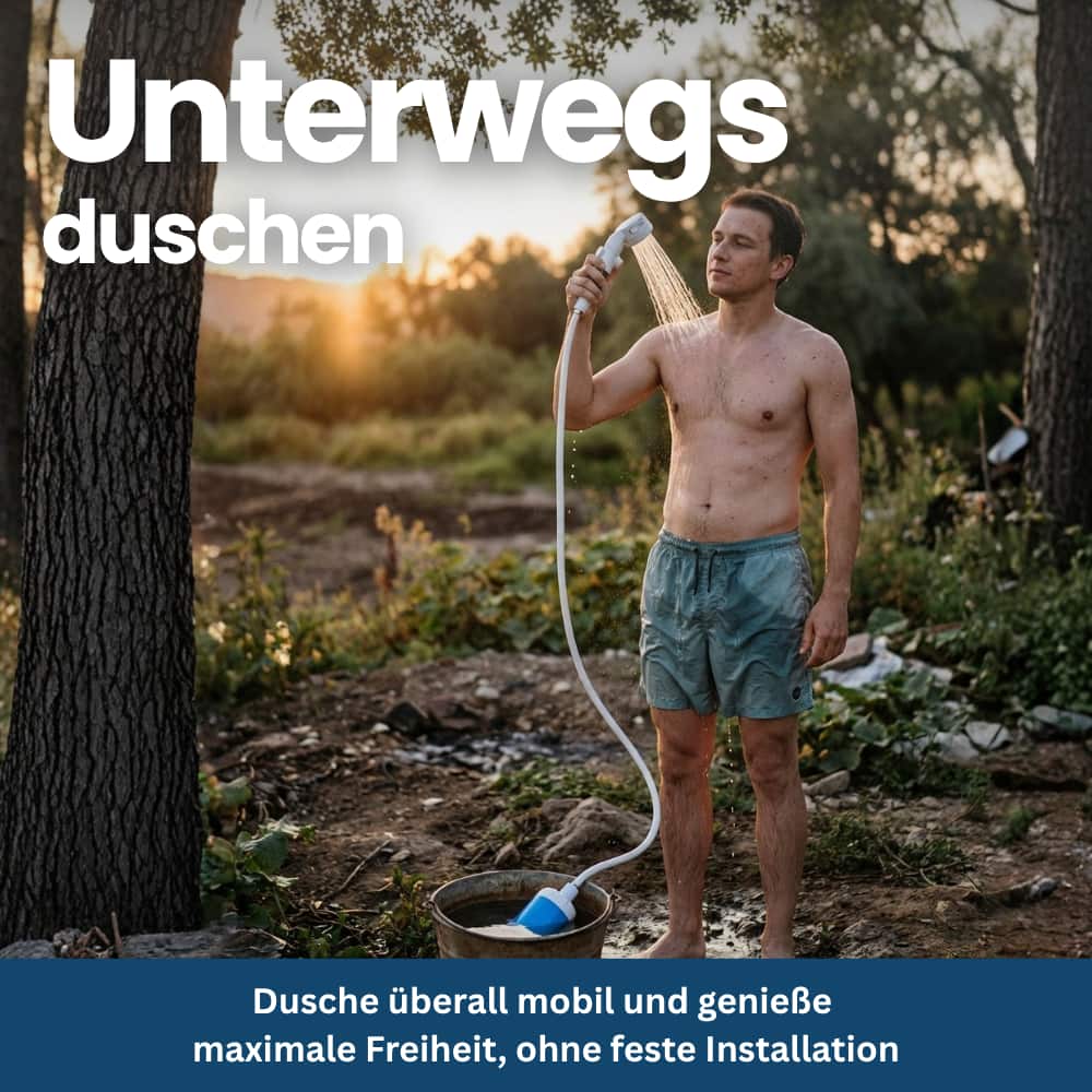 TravelShower – Mobiele Douche voor Kamperen & Outdoor