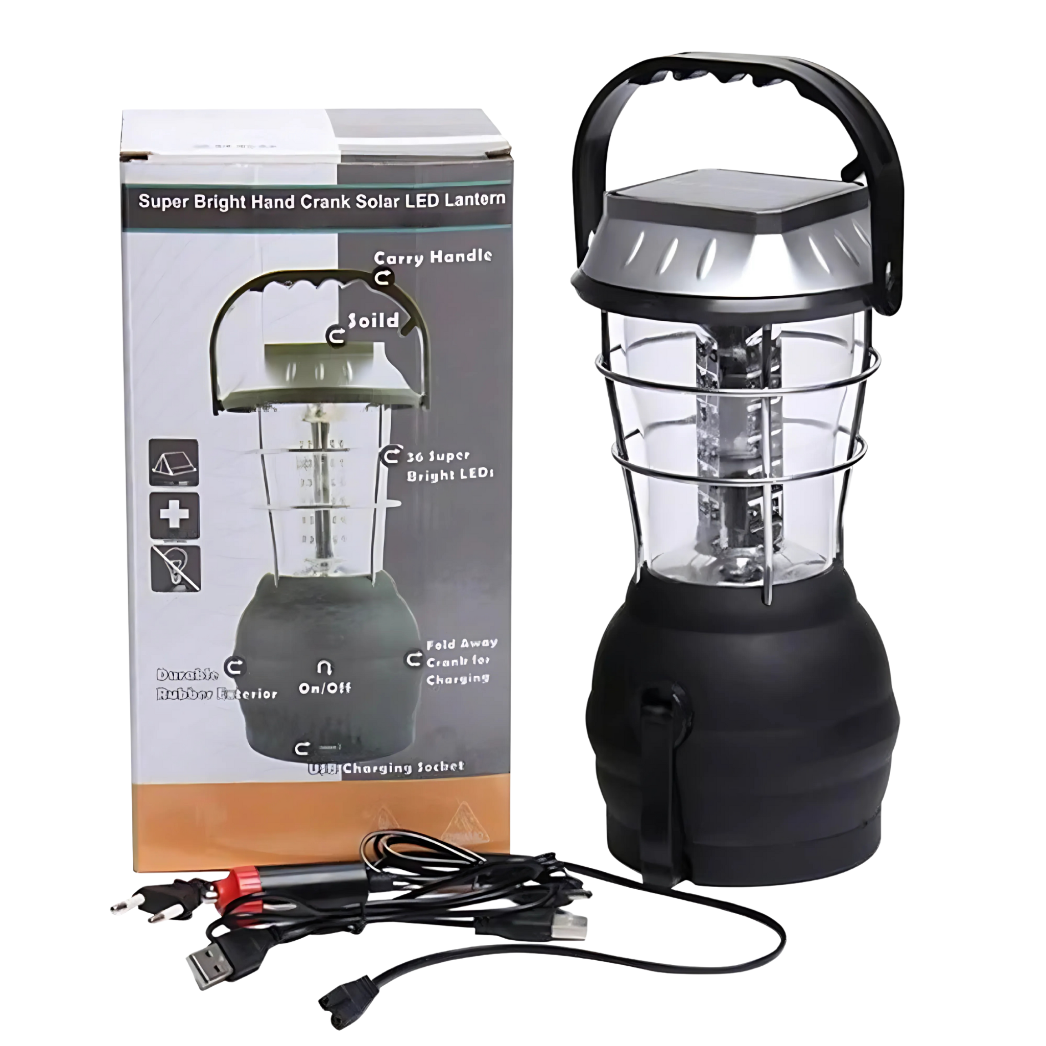 Zonne-energie Nood- & Kampeerlamp