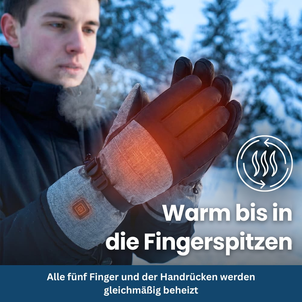Warm bis in die Fingerspitzen – alle fünf Finger und der Handrücken werden gleichmäßig beheizt