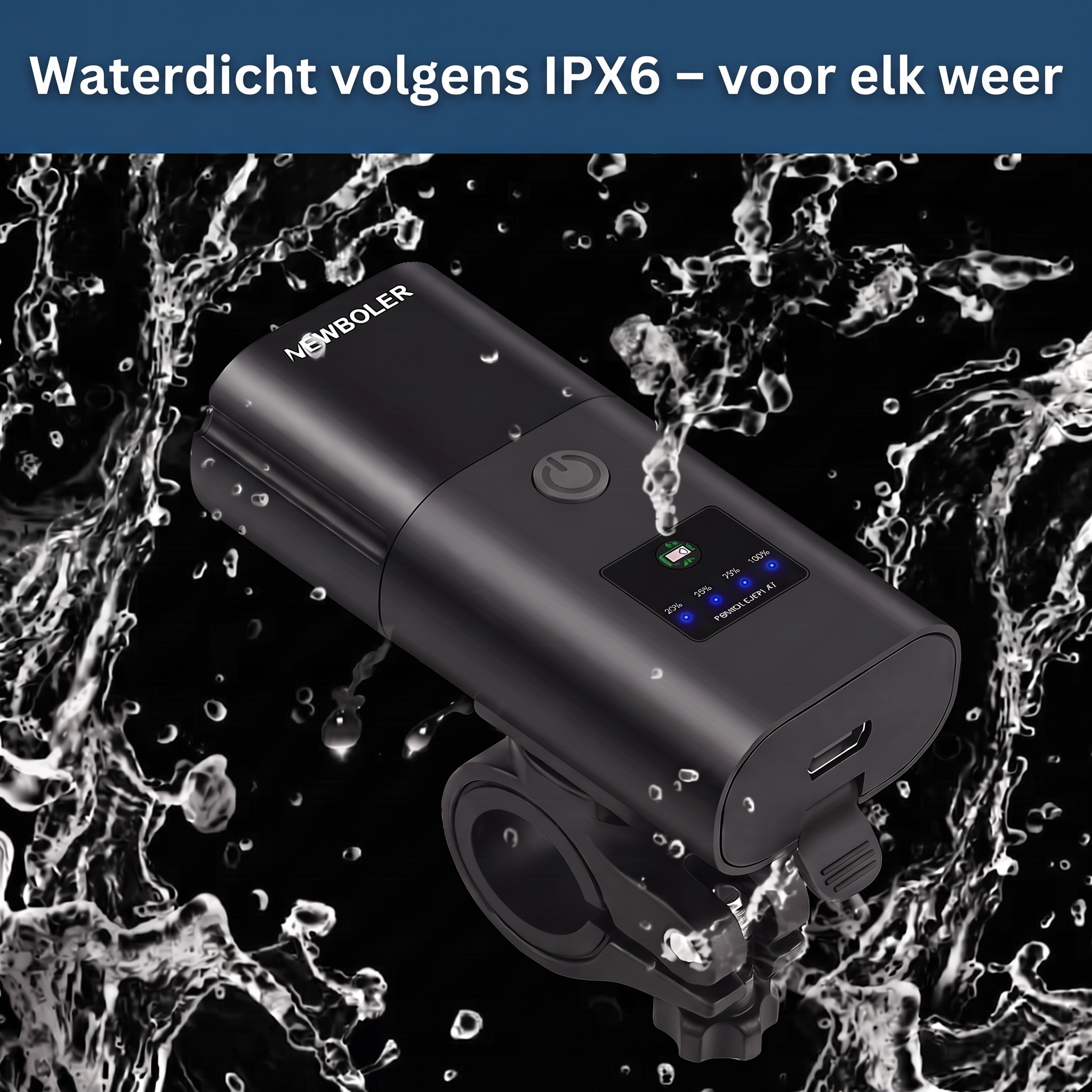 [nl] Lumo-koplamp – waterdicht volgens IPX6