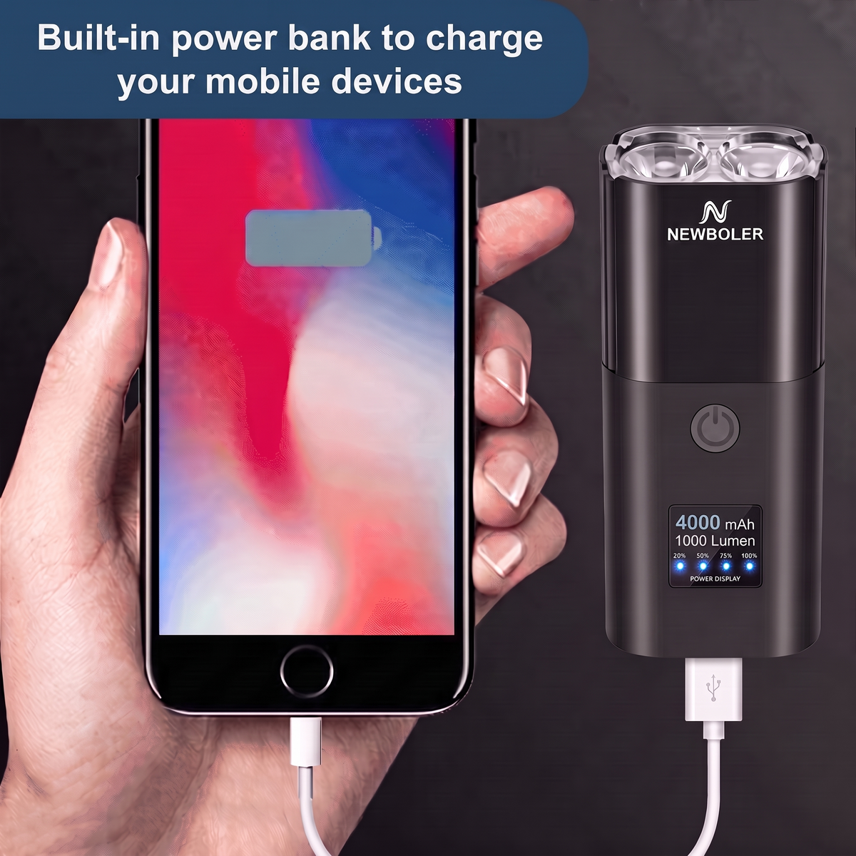 Lumo Front Light – built-in power bank