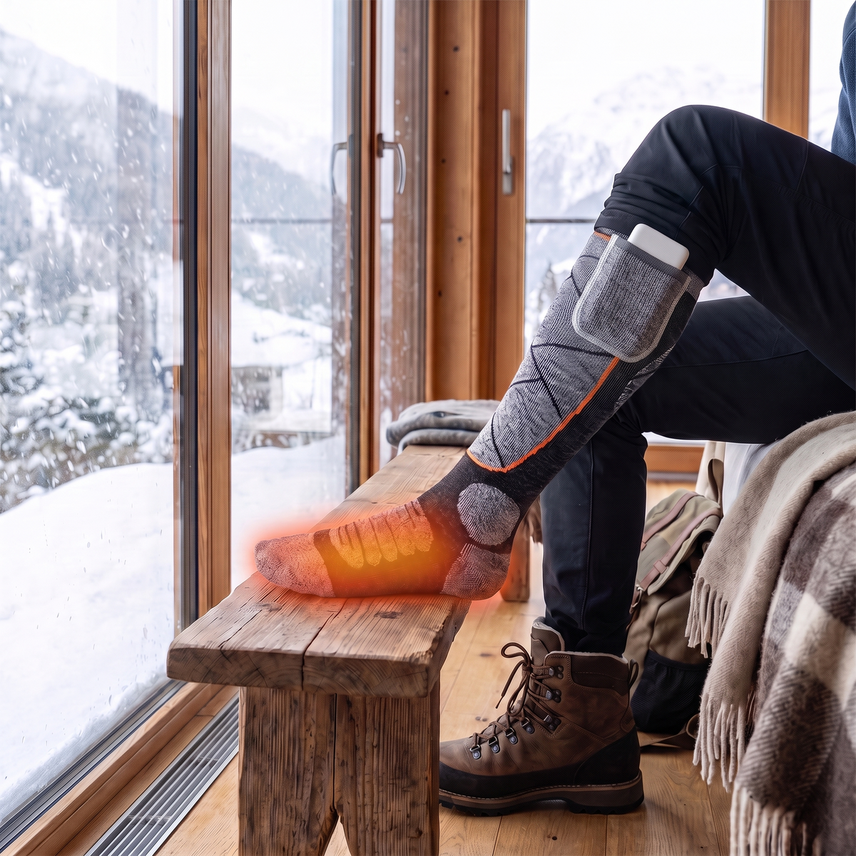 ThermoSocken mit Powerbank – Abschnitt 1
