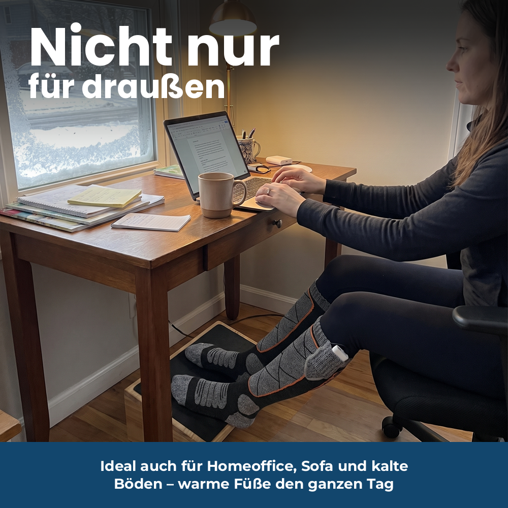 ThermoSocken mit Powerbank – Nicht nur für draußen