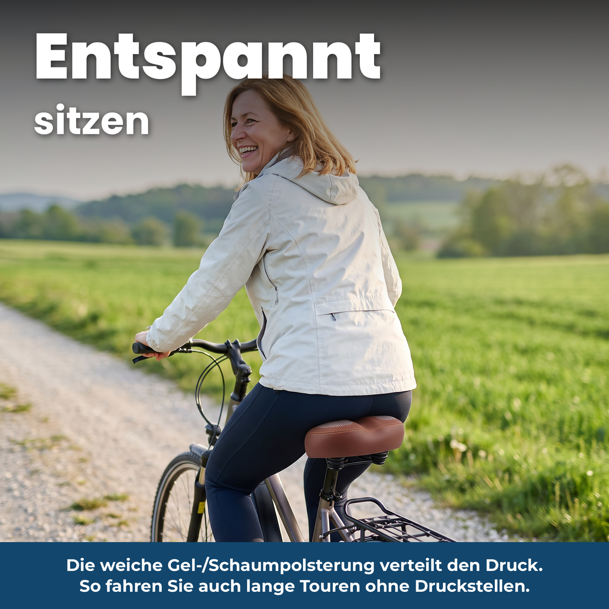 ErgoSoft Fahrradsattel: Entspannt sitzen auf langen Touren