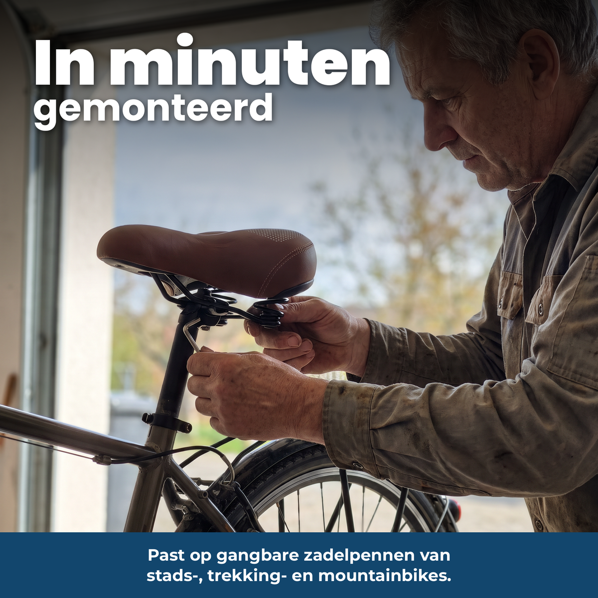 ErgoSoft fietszadel: In minuten gemonteerd